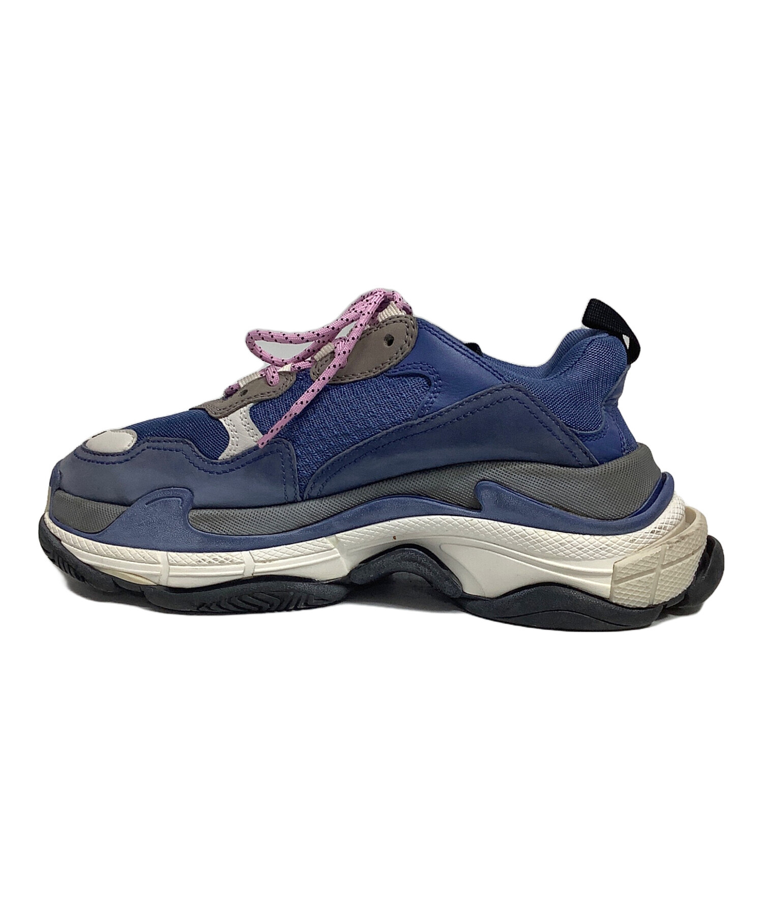 中古・古着通販】BALENCIAGA (バレンシアガ) スニーカー ブルー サイズ 