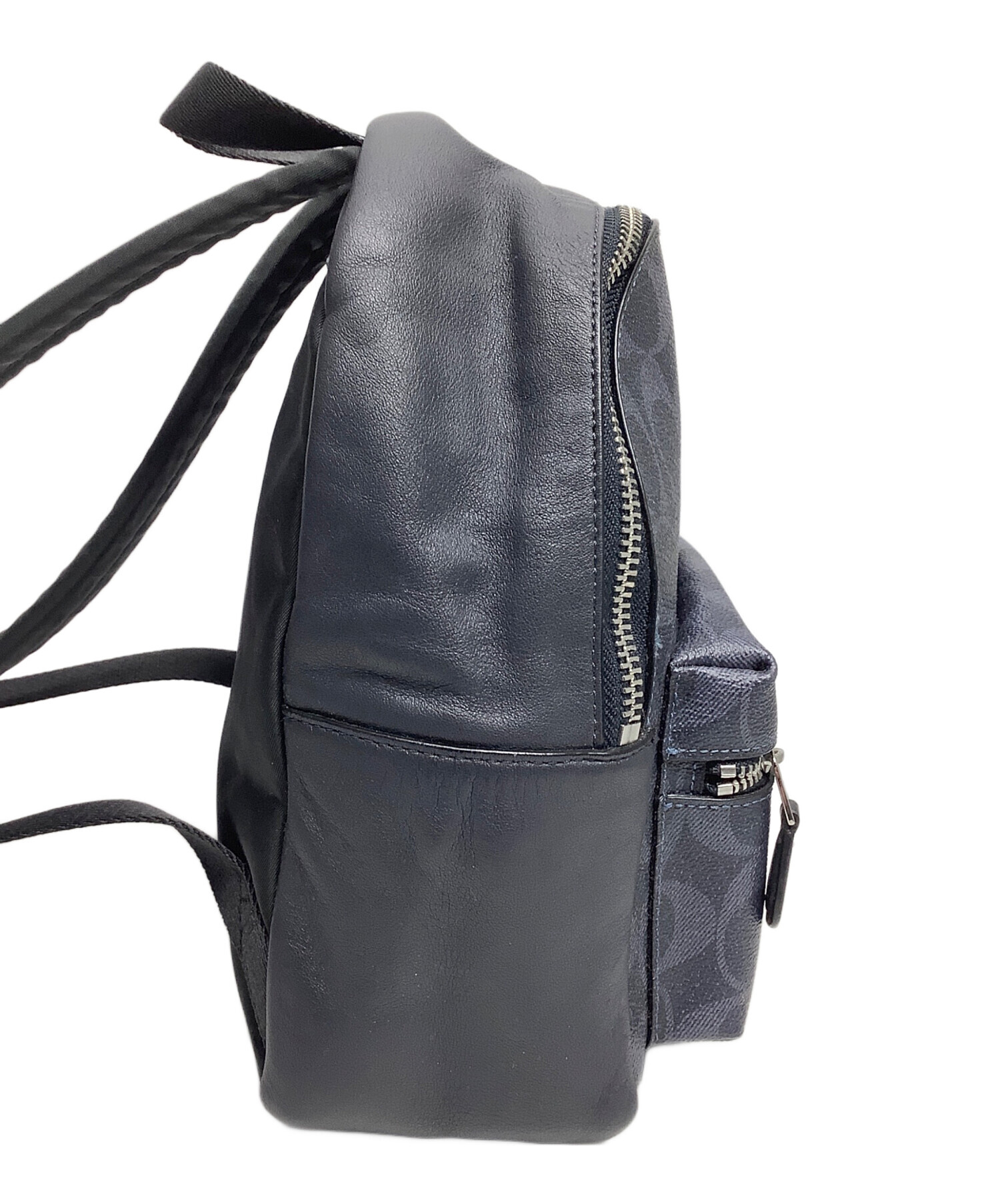 中古・古着通販】COACH (コーチ) ミニリュック ネイビー｜ブランド 