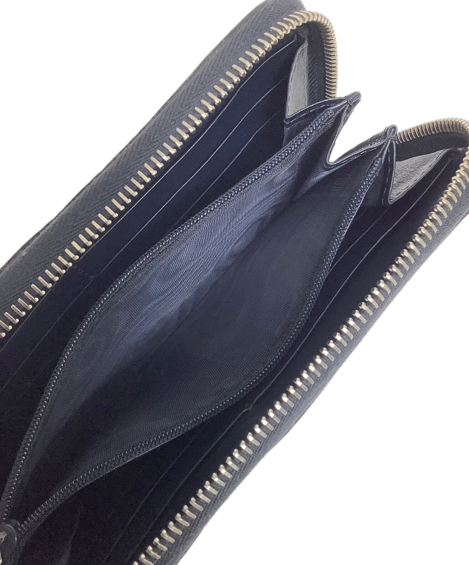 中古・古着通販】GUCCI (グッチ) ラウンドファスナー財布 ネイビー