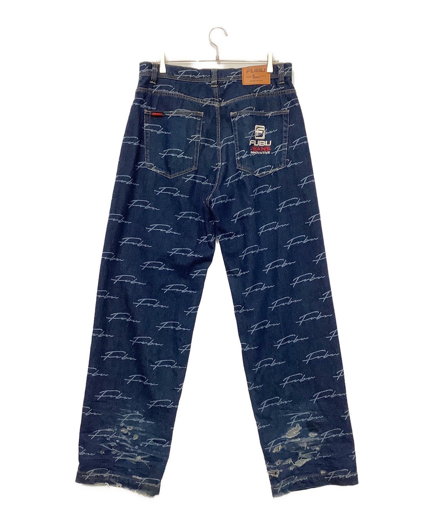 中古・古着通販】FUBU (フブ) デニムパンツ インディゴ サイズ:W36 