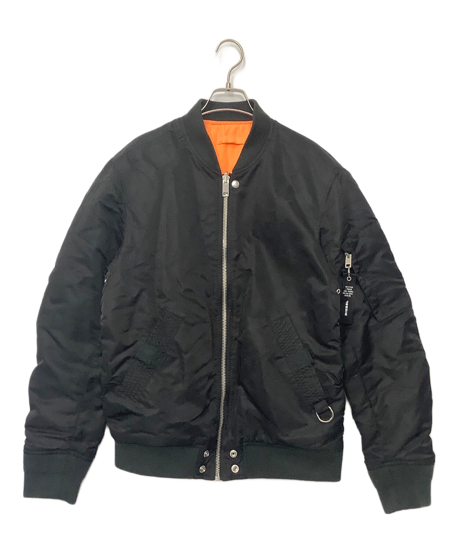 中古・古着通販】DIESEL (ディーゼル) フライトジャケット ブラック