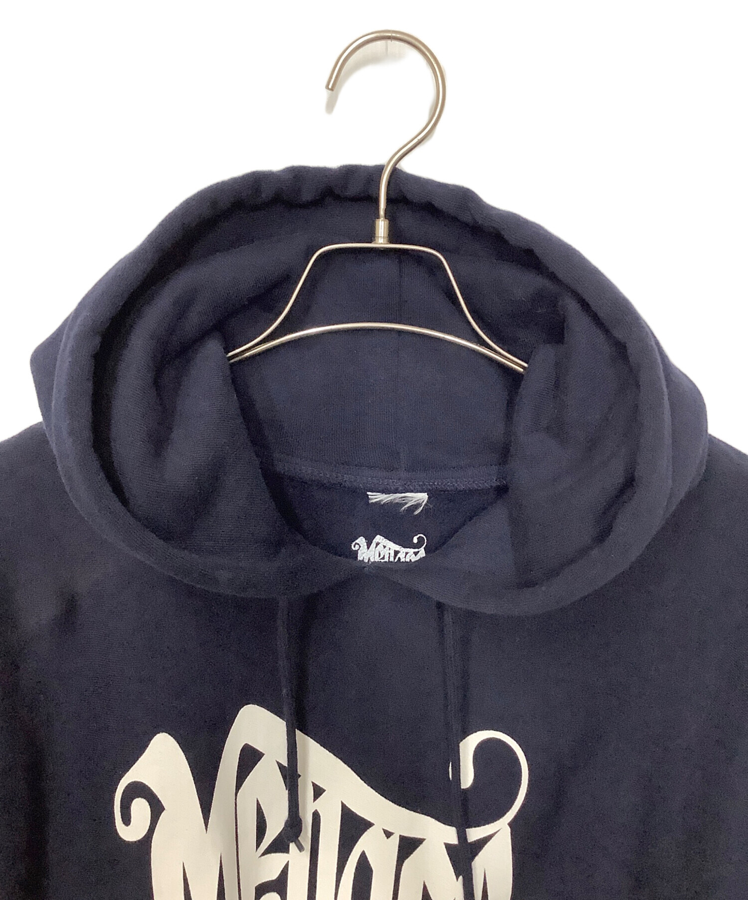 中古・古着通販】MENACE (メナス) プリントパーカー ネイビー サイズ 