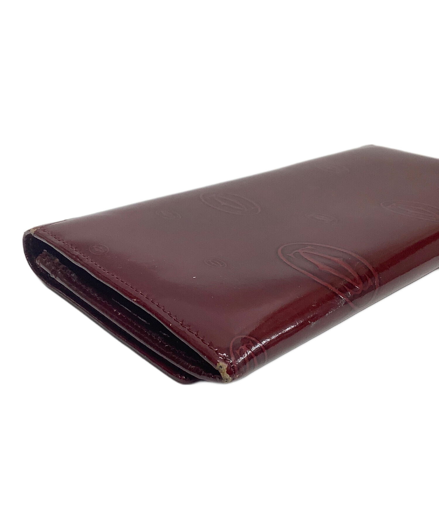 カルティエ☆長財布☆ボルドー☆未使用品デッドストック品☆Cartier☆