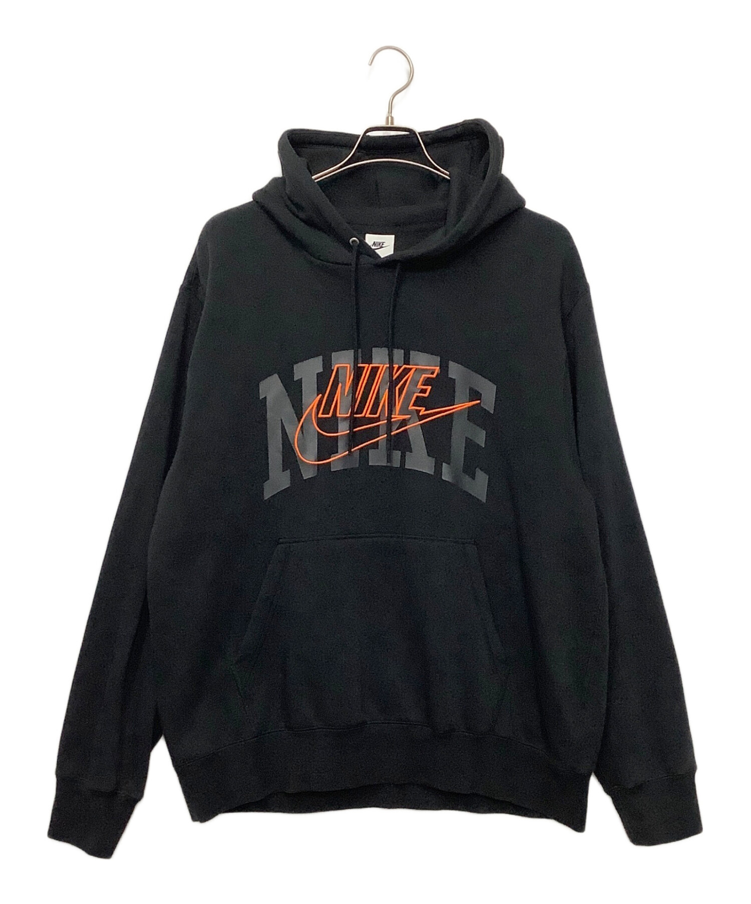 中古・古着通販】NIKE (ナイキ) プルオーバーパーカー ブラック サイズ 