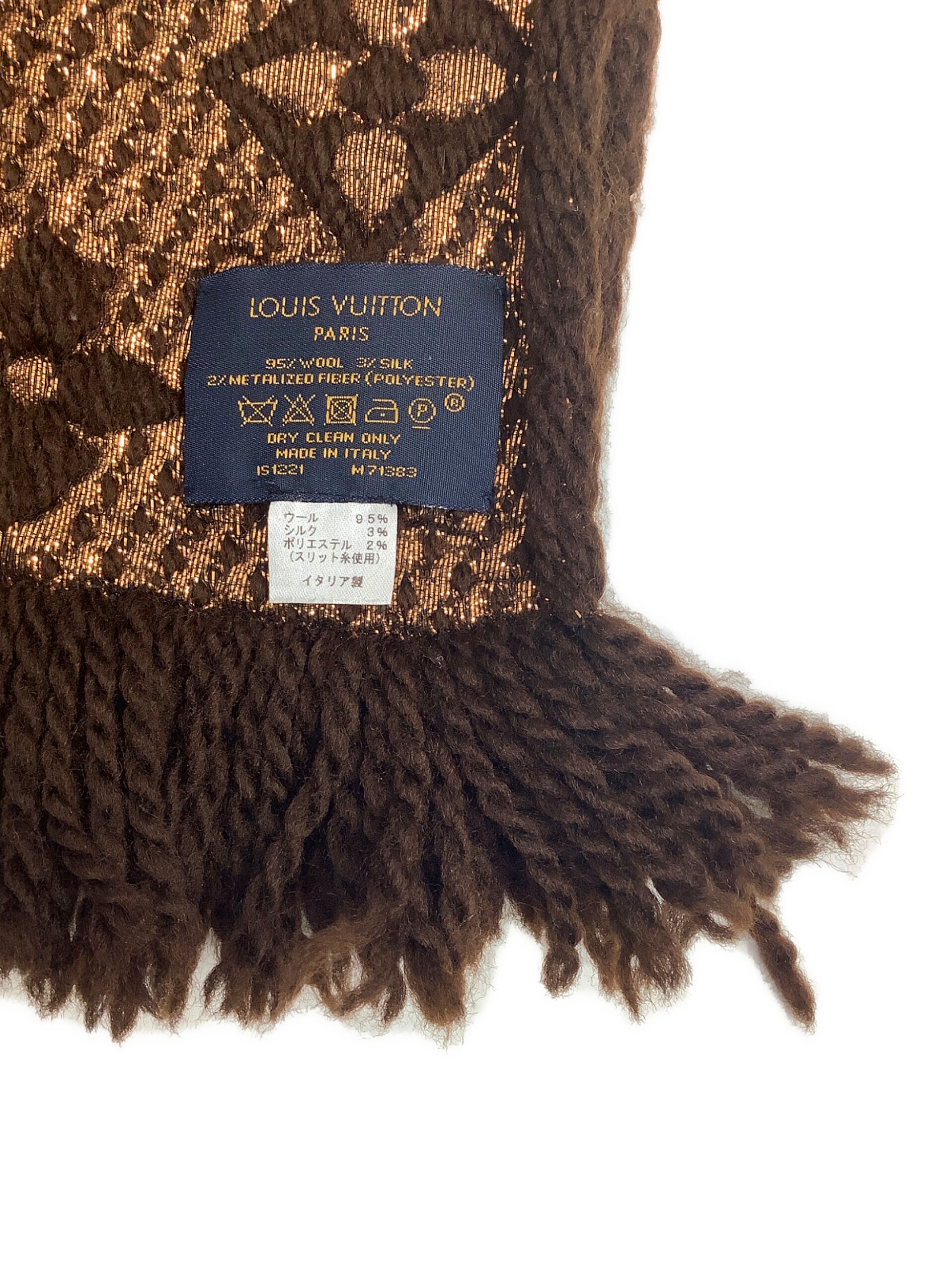 中古・古着通販】LOUIS VUITTON (ルイ ヴィトン) エシャルプ・ロゴ