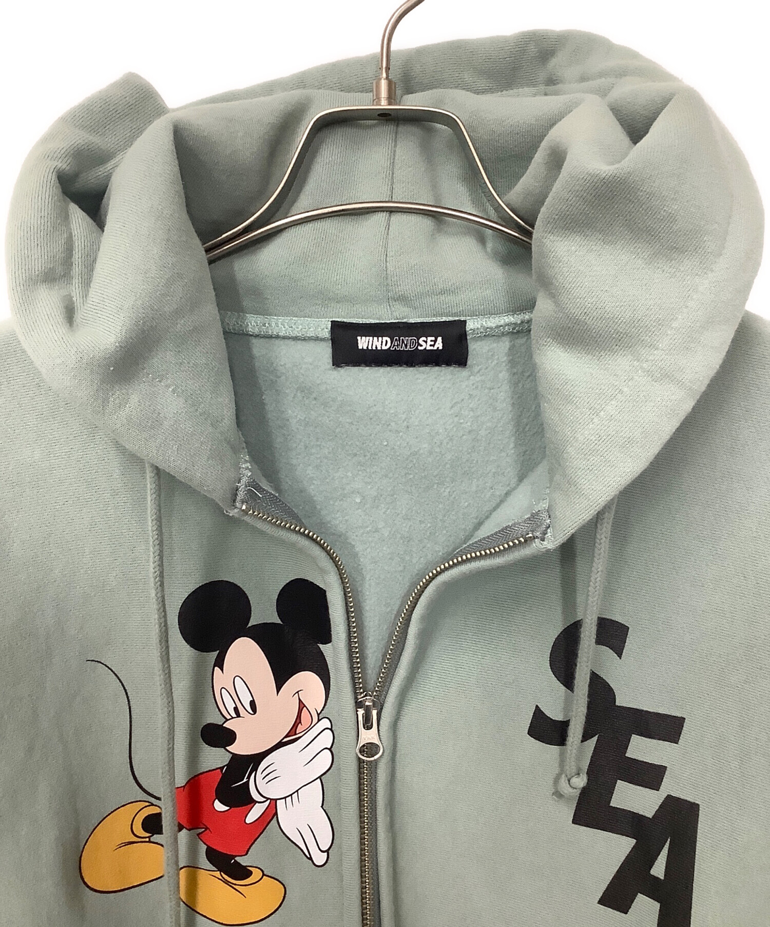 ウィンダンシー ディズニー100周年ミッキーコラボパーカーXL ウィンダンシー WIND AND SEA × Disney ディズニー 100周年 MICKEY