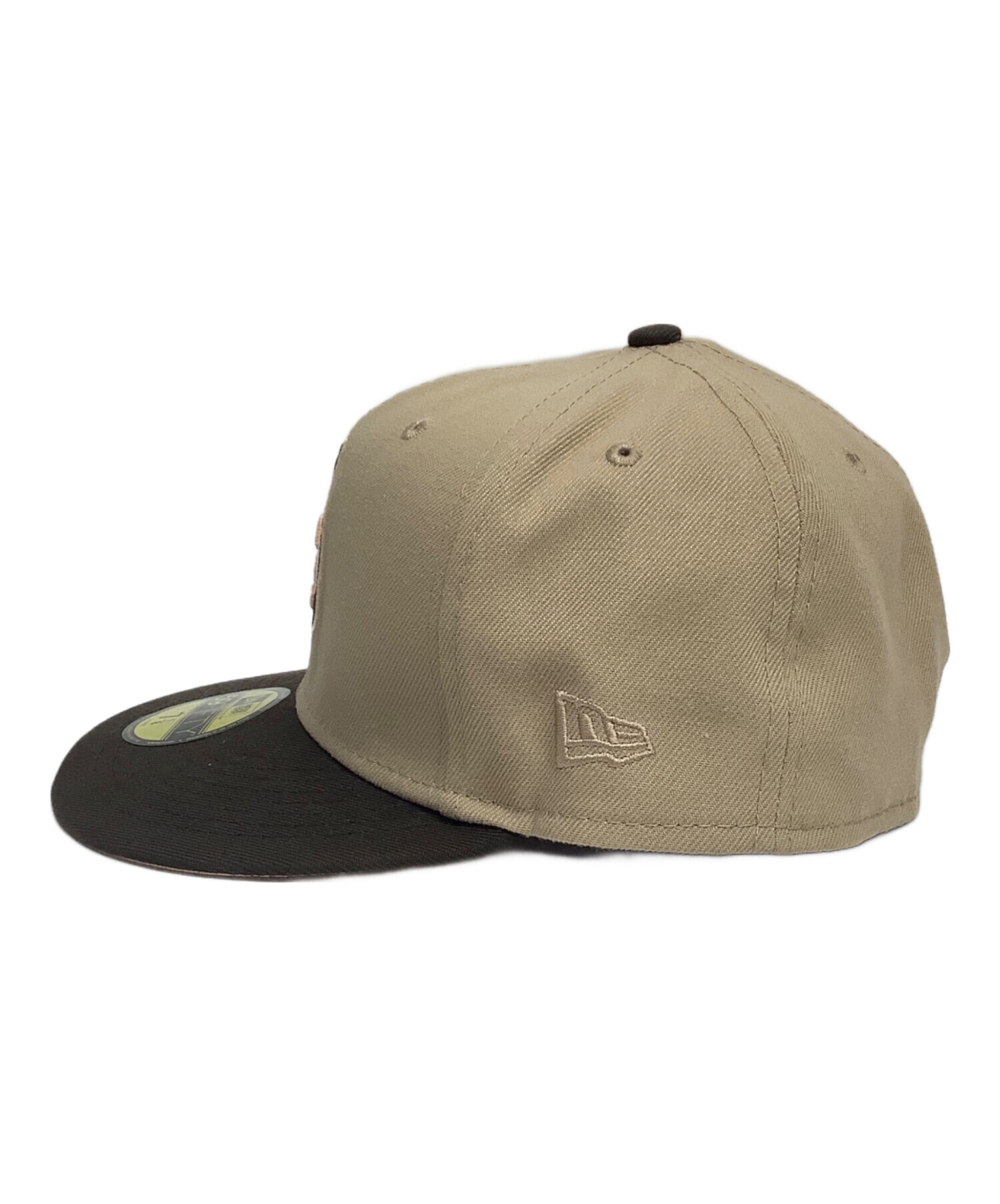 中古・古着通販】New Era (ニューエラ) キャップ ベージュ サイズ:56.8