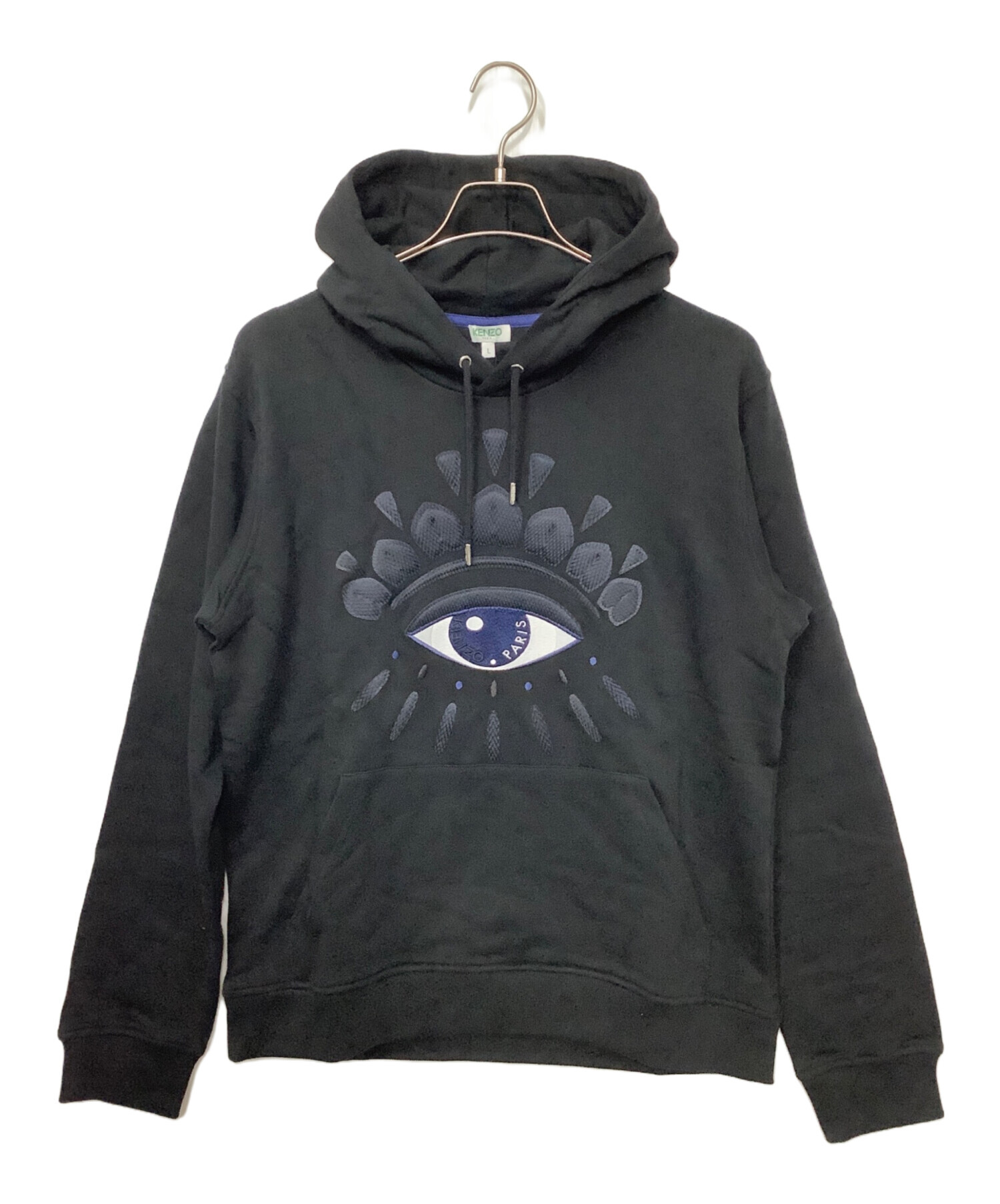 中古・古着通販】KENZO (ケンゾー) プルオーバーパーカー ブラック 