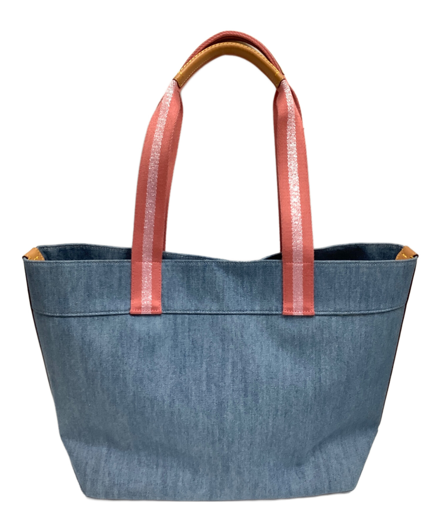 中古・古着通販】COACH (コーチ) トートバッグ ブルー×ピンク 