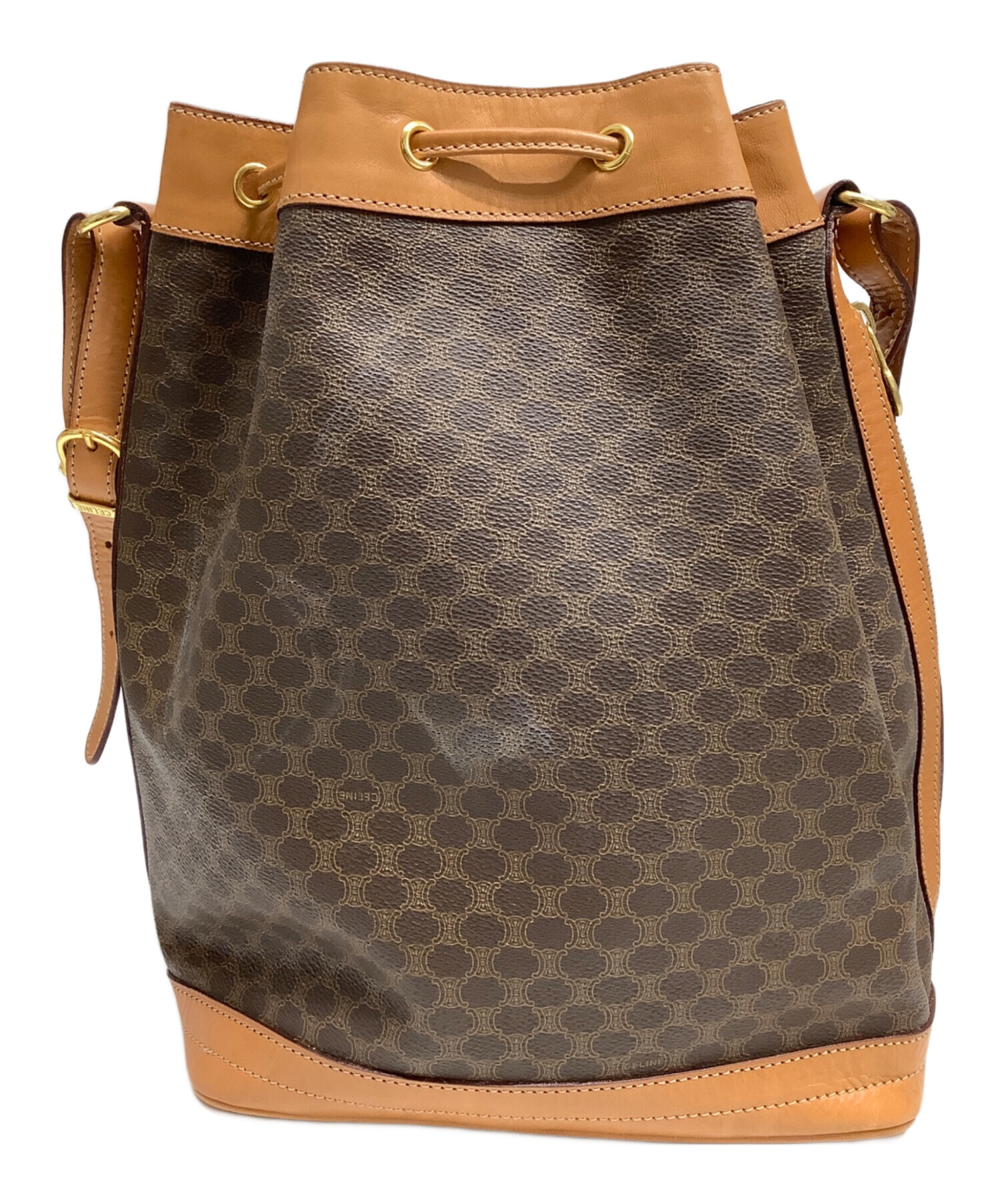 中古・古着通販】CELINE (セリーヌ) 巾着型ショルダーバッグ｜ブランド 
