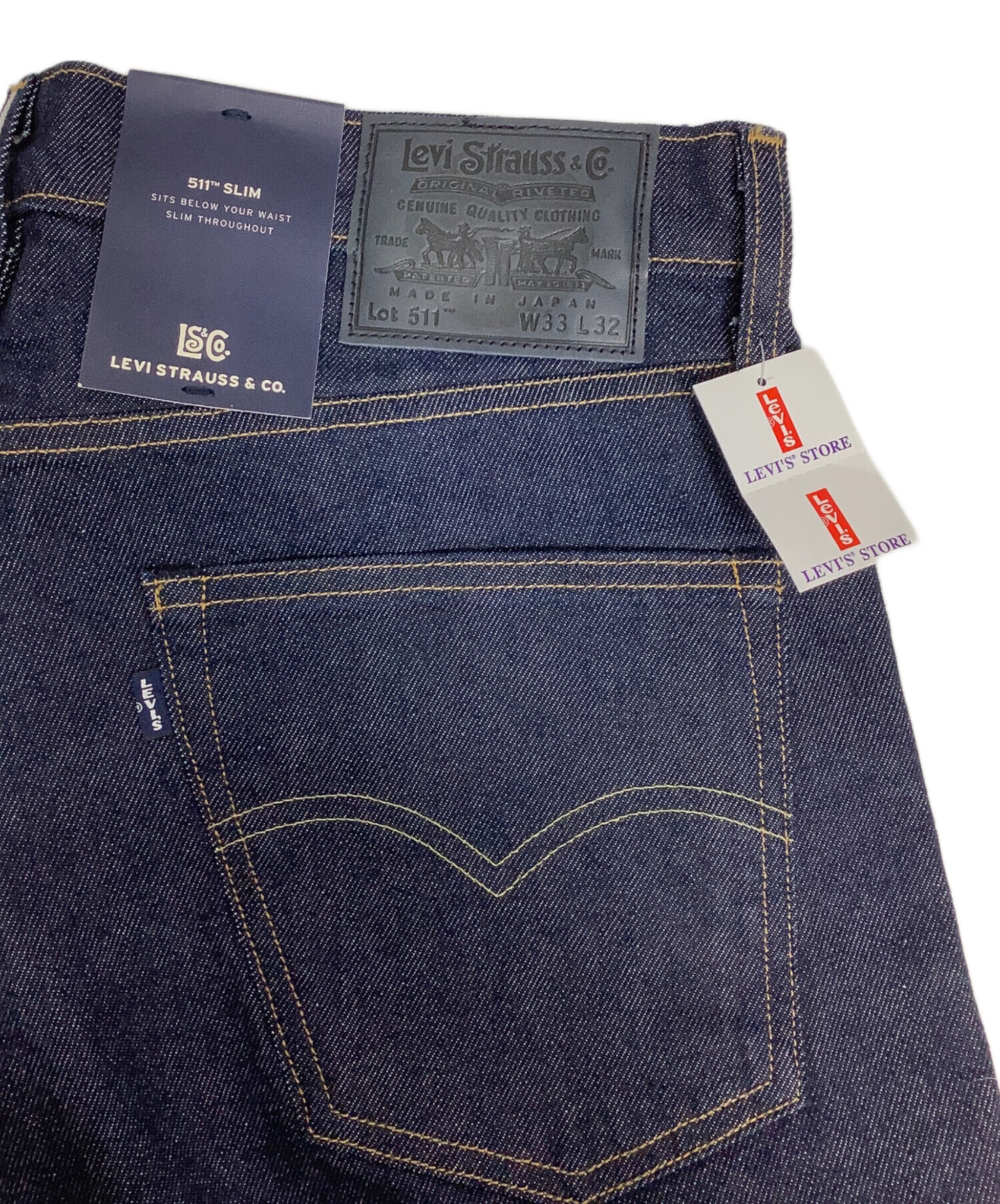 中古・古着通販】LEVI'S (リーバイス) デニムパンツ インディゴ サイズ
