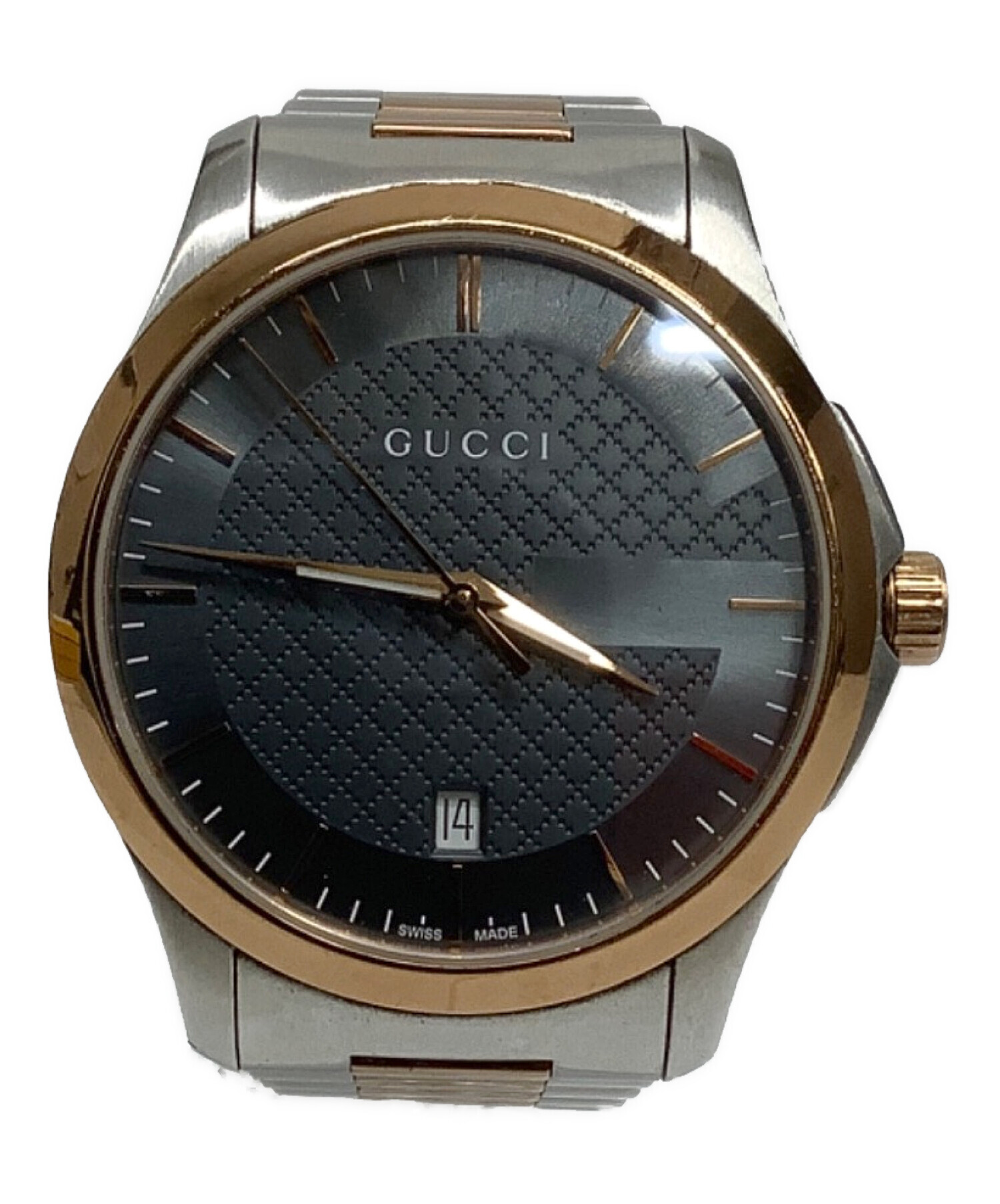 中古・古着通販】GUCCI (グッチ) 腕時計 ブラック×ゴールド｜ブランド 