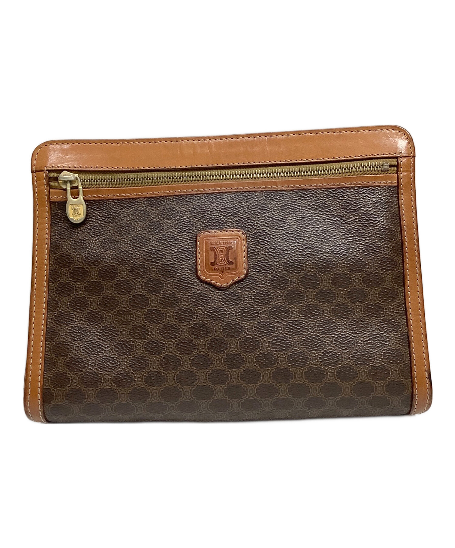 CELINE セリーヌ　クラッチバッグ　キャメル色　中古品 中古・古着通販】CELINE (セリーヌ) セカンドバッグ ブラウン