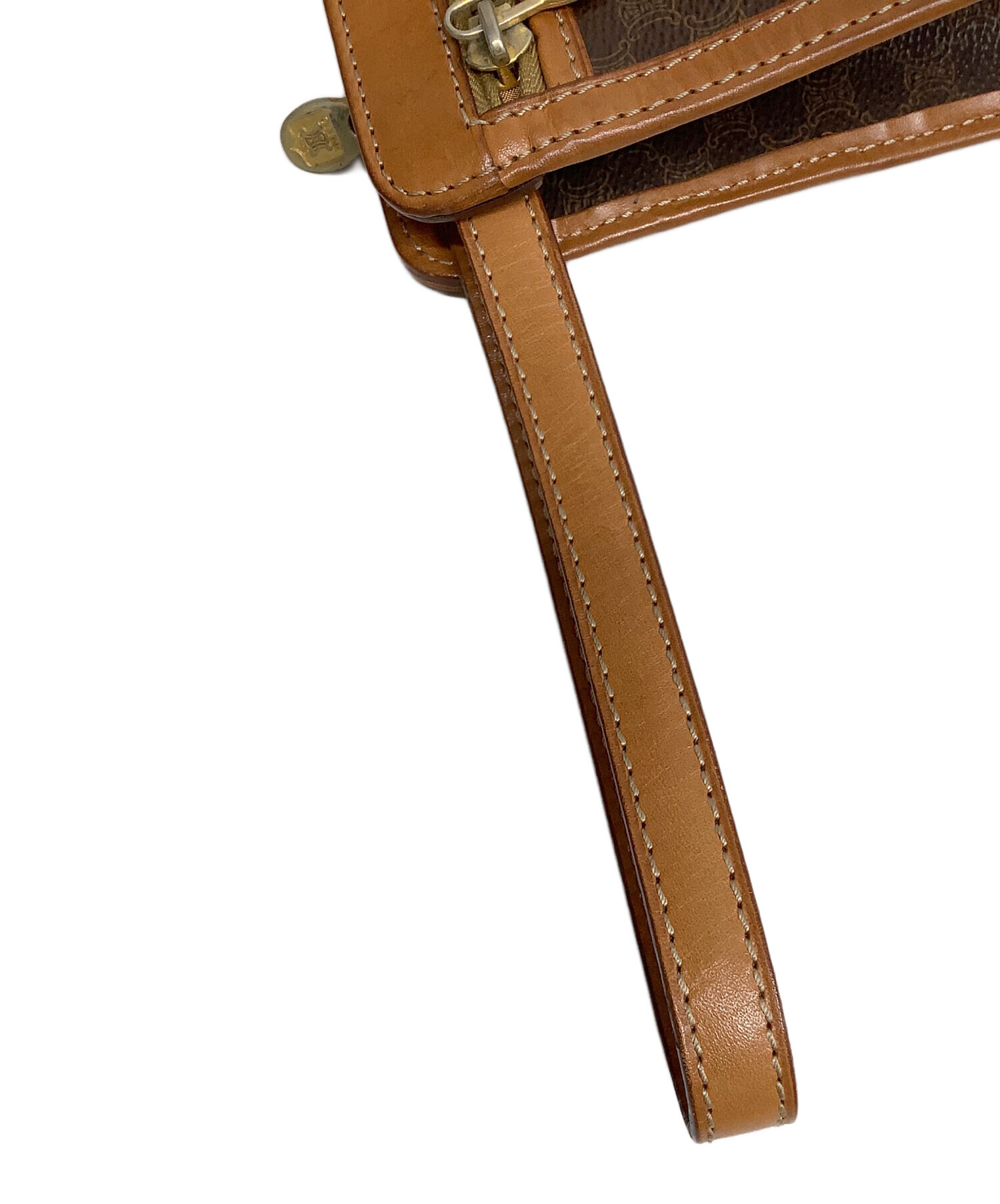 中古・古着通販】CELINE (セリーヌ) セカンドバッグ ブラウン