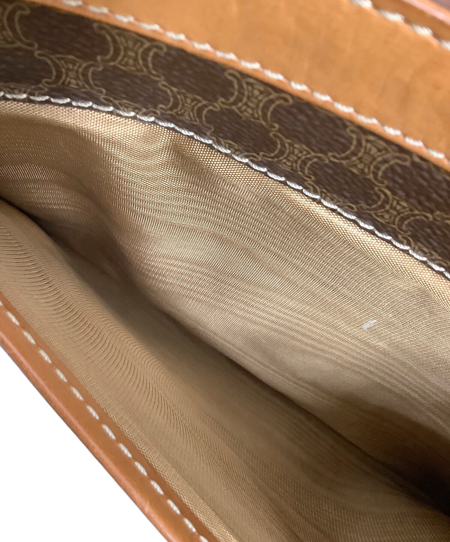 中古・古着通販】CELINE (セリーヌ) セカンドバッグ ブラウン