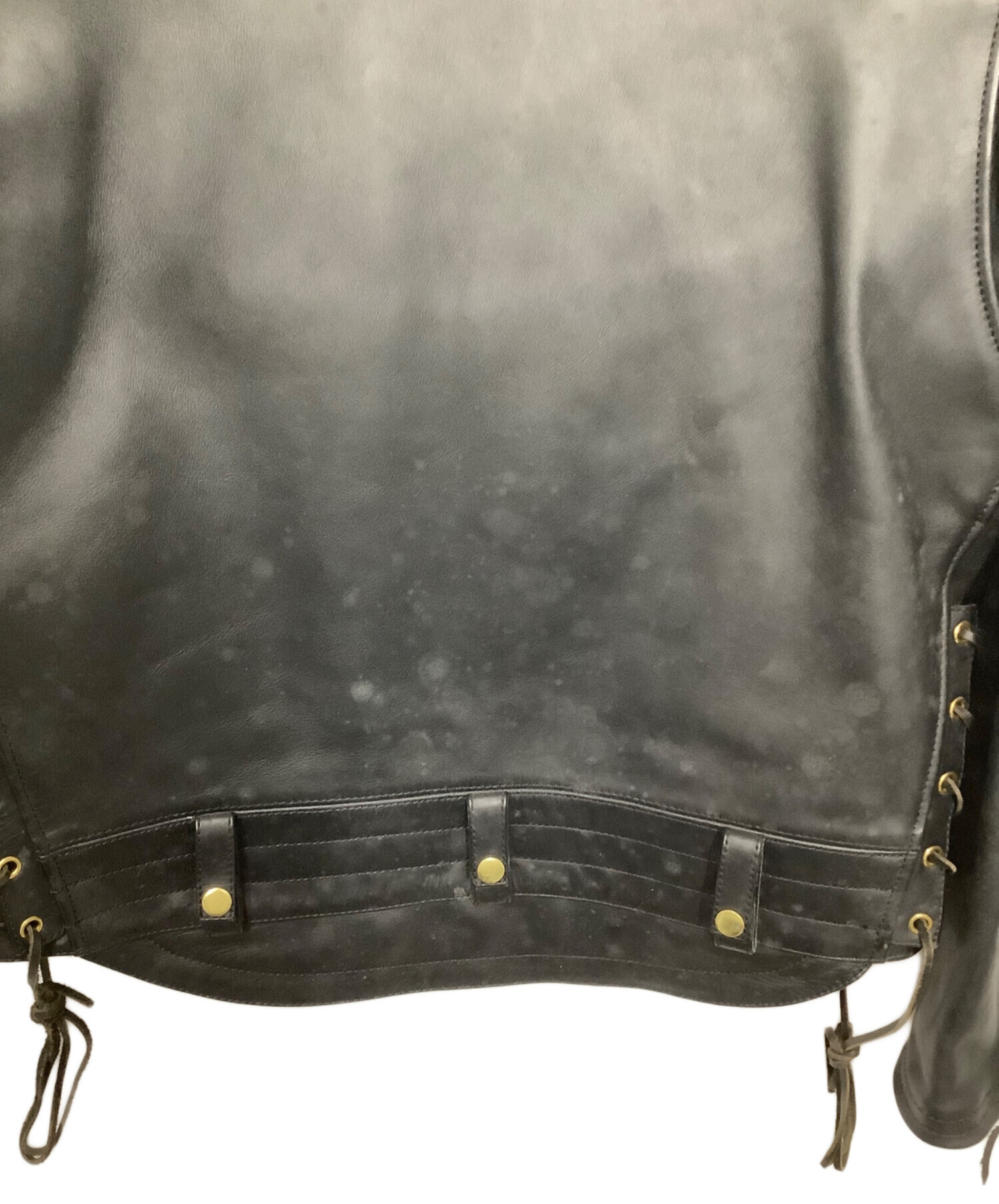 中古・古着通販】KADOYA (カドヤ) Ks LEATHER (ケーズレザー) ダブル