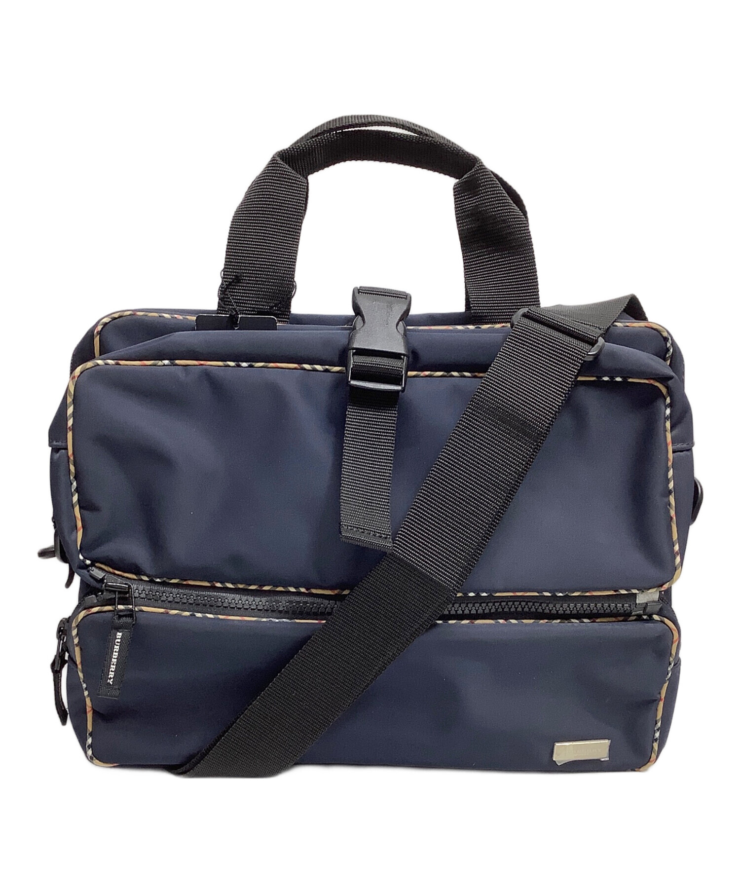 中古・古着通販】BURBERRY (バーバリー) ショルダーバッグ ネイビー