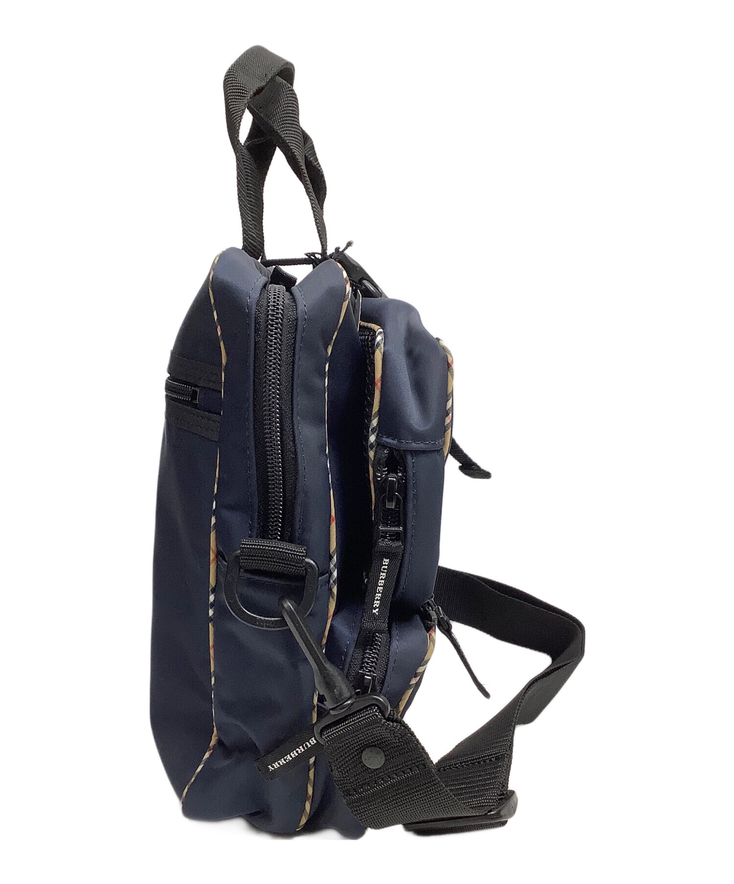中古・古着通販】BURBERRY (バーバリー) ショルダーバッグ ネイビー