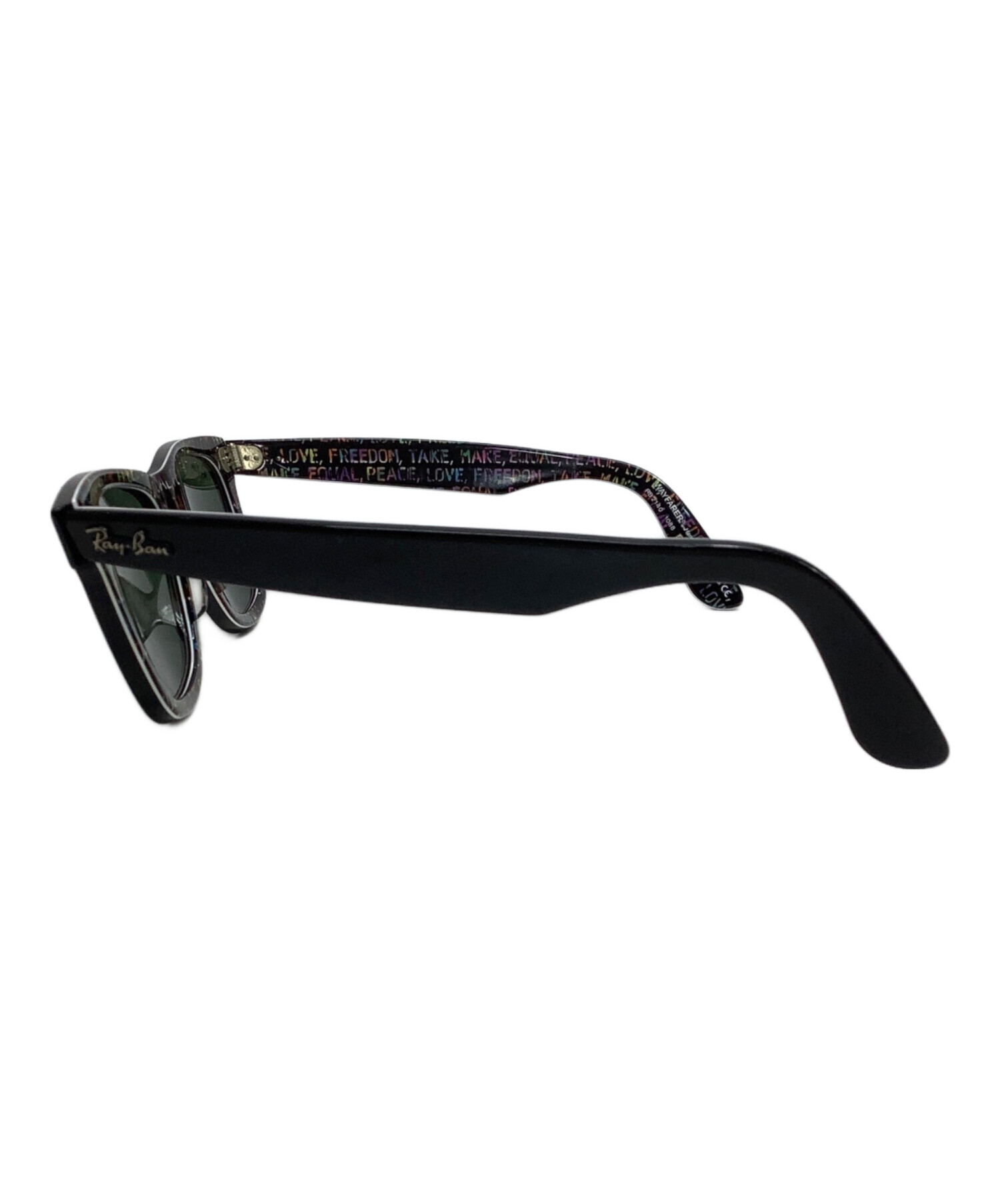 中古・古着通販】RAY-BAN (レイバン) サングラス ブラック×マルチ