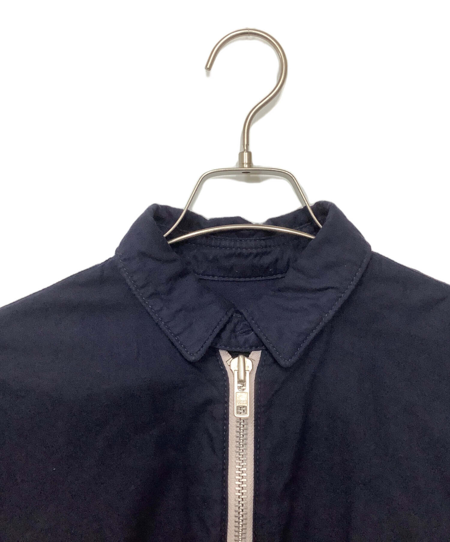 中古・古着通販】sacai (サカイ) シャツジャケット ネイビー×ブラック