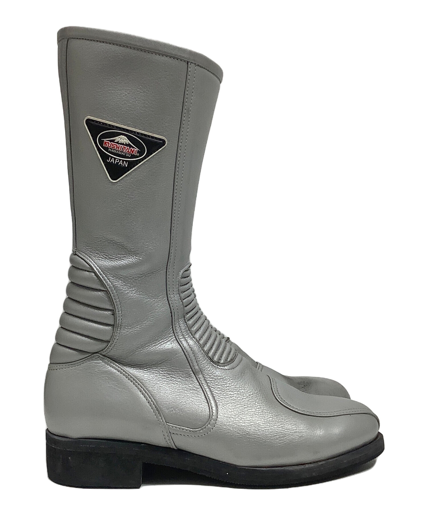 中古・古着通販】KUSHITANI (クシタニ) レザーブーツ シルバー サイズ