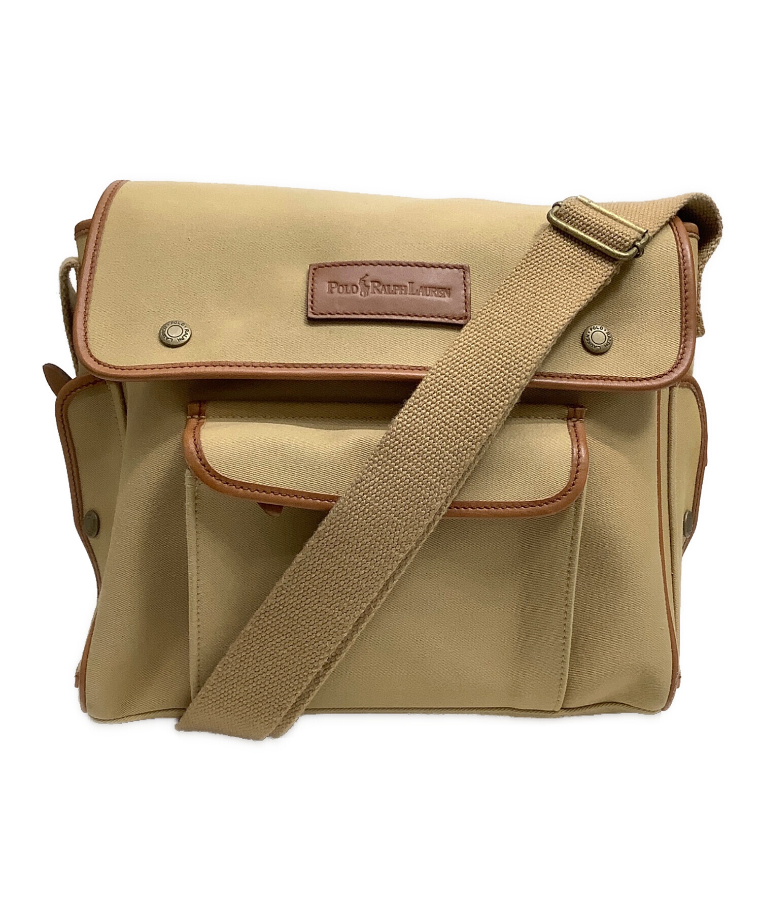 希少　POLO RALPH LAUREN ショルダーバッグ ベージュ　サファリ 中古・古着通販】POLO RALPH LAUREN (ポロ・ラルフローレン) サファリ