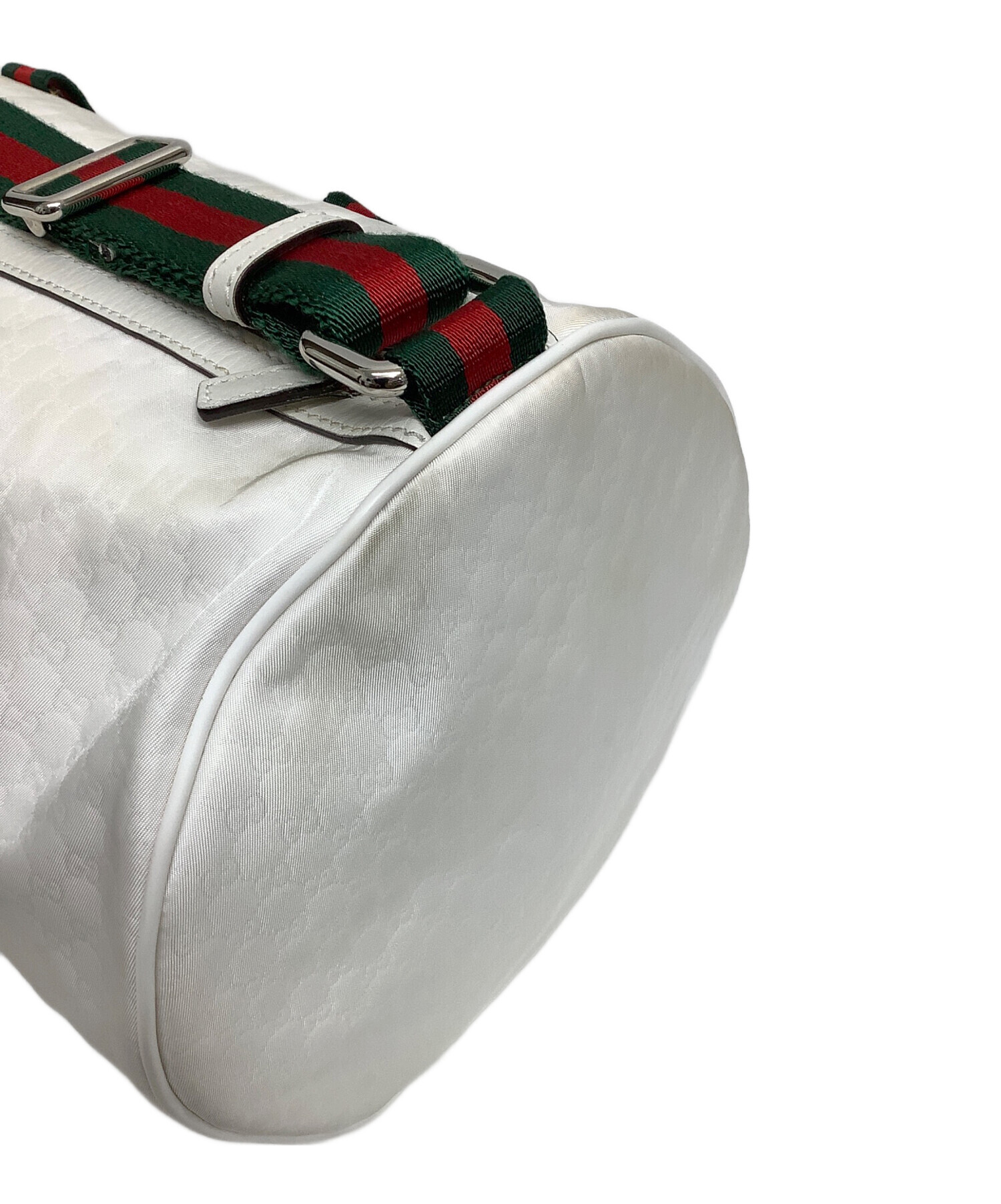 中古・古着通販】GUCCI (グッチ) ミニボストンバッグ ホワイト
