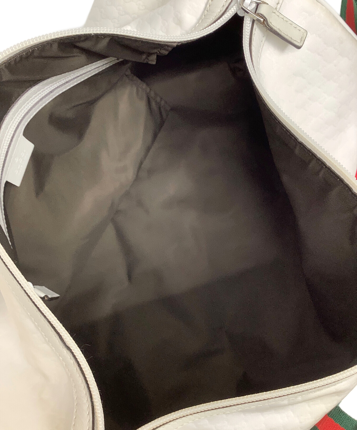 中古・古着通販】GUCCI (グッチ) ミニボストンバッグ ホワイト 