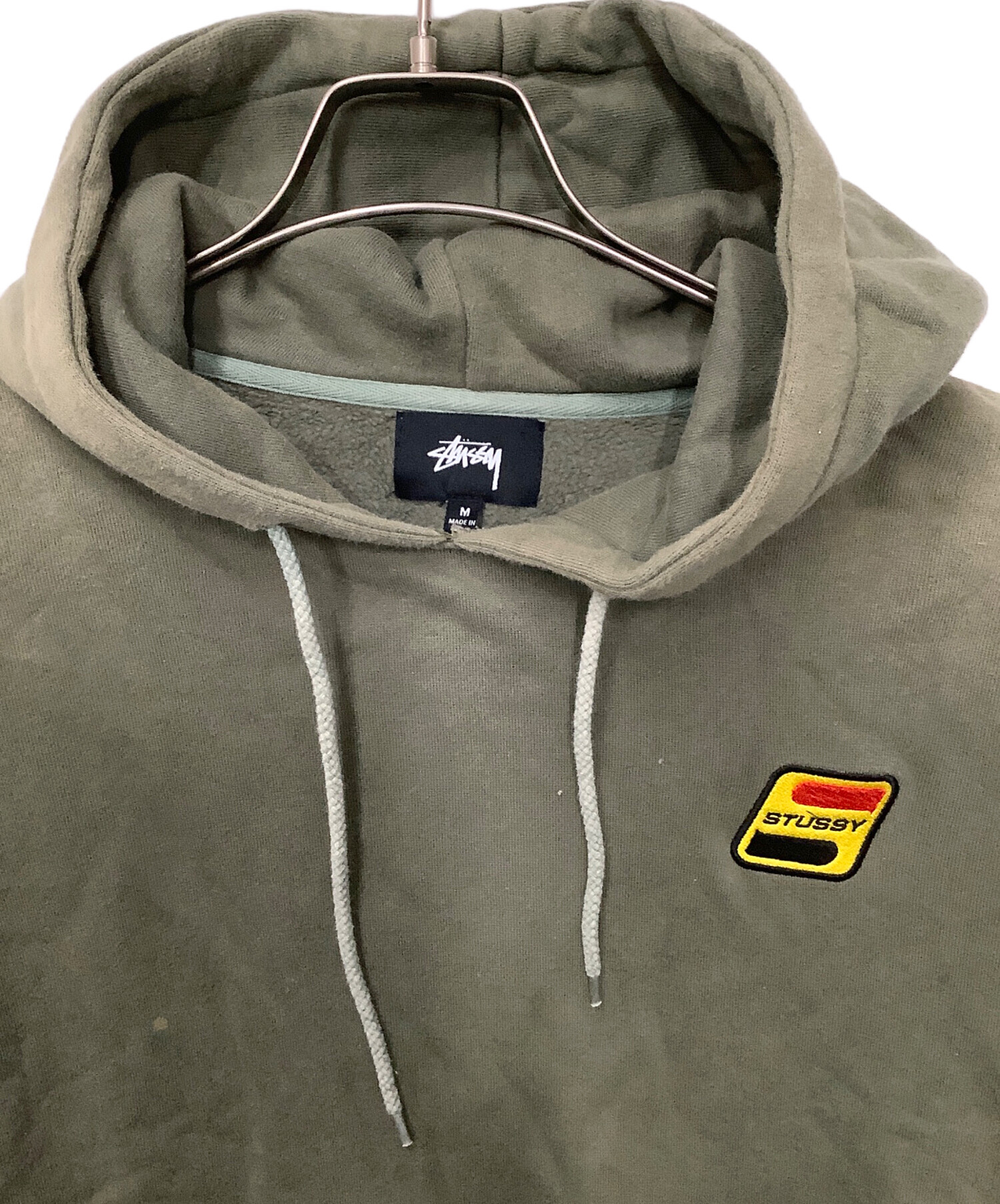 中古・古着通販】stussy (ステューシー) パーカー グリーン サイズ:M 