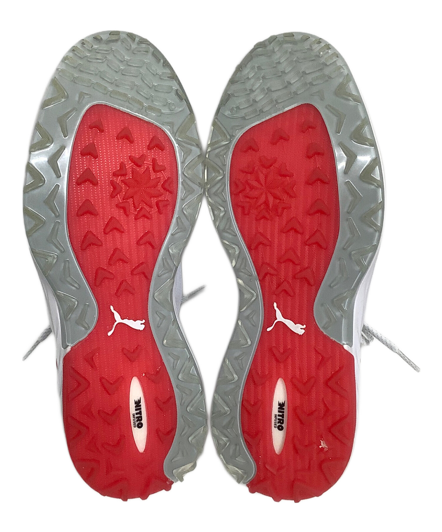 中古・古着通販】PUMA (プーマ) ゴルフシューズ ホワイト サイズ:26.5