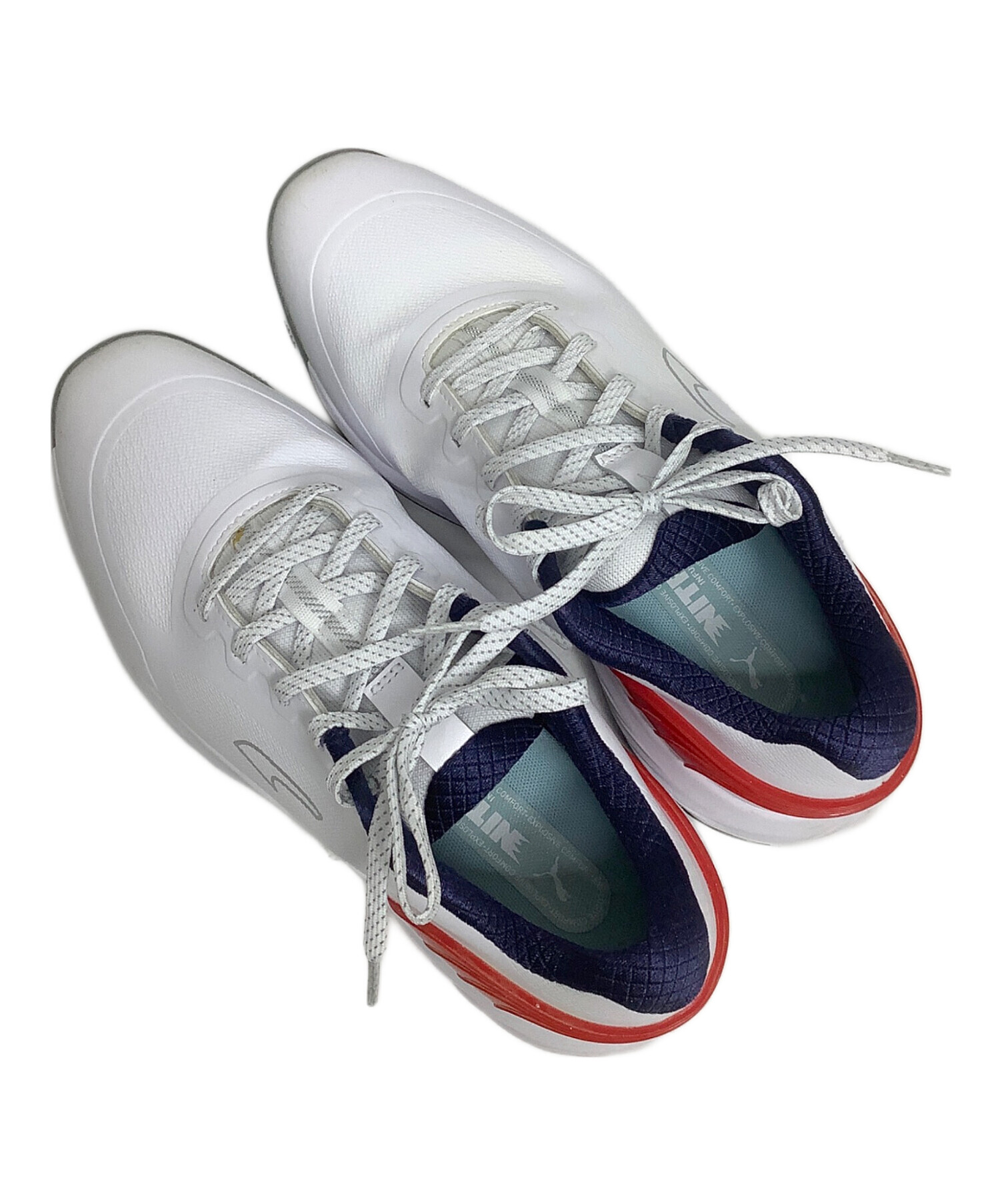 中古・古着通販】PUMA (プーマ) ゴルフシューズ ホワイト サイズ:26.5 