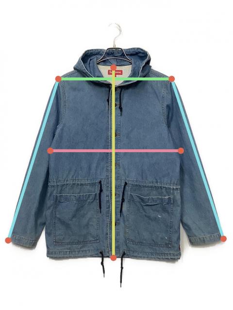 ジャケット・アウター Supreme14SS Hooded Denim Parka Supreme - 【SUPREME】14SS Hooded Denim Parka フーデッド