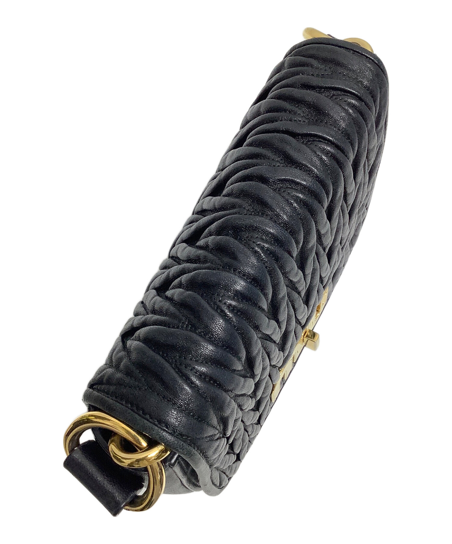 中古・古着通販】MIU MIU (ミュウミュウ) ショルダーバッグ ブラック