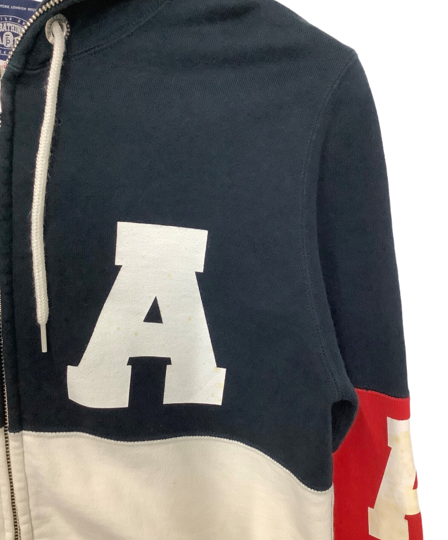 アベイシングエイプ　ジップパーカー　Sサイズ 中古・古着通販】A BATHING APE (ア ベイシング エイプ) ジップ