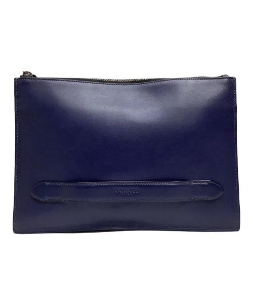 中古・古着通販】COACH (コーチ) クラッチバッグ ネイビー｜ブランド