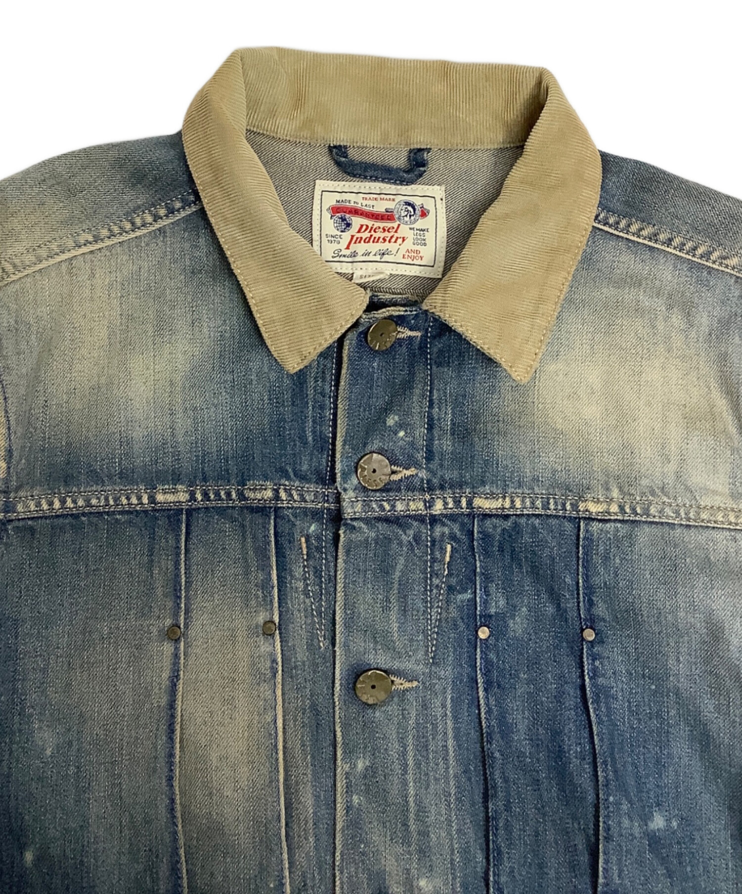 中古・古着通販】DIESEL INDUSTRY (ディーゼル) デニムジャケット