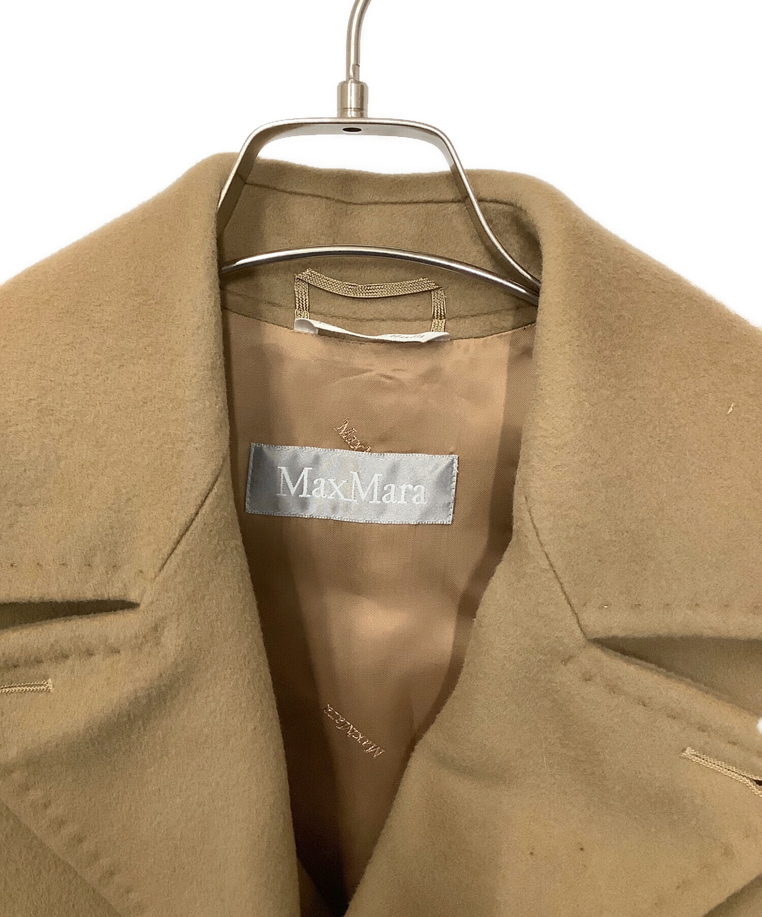 中古・古着通販】MaxMara (マックスマーラ) ショートコート ベージュ