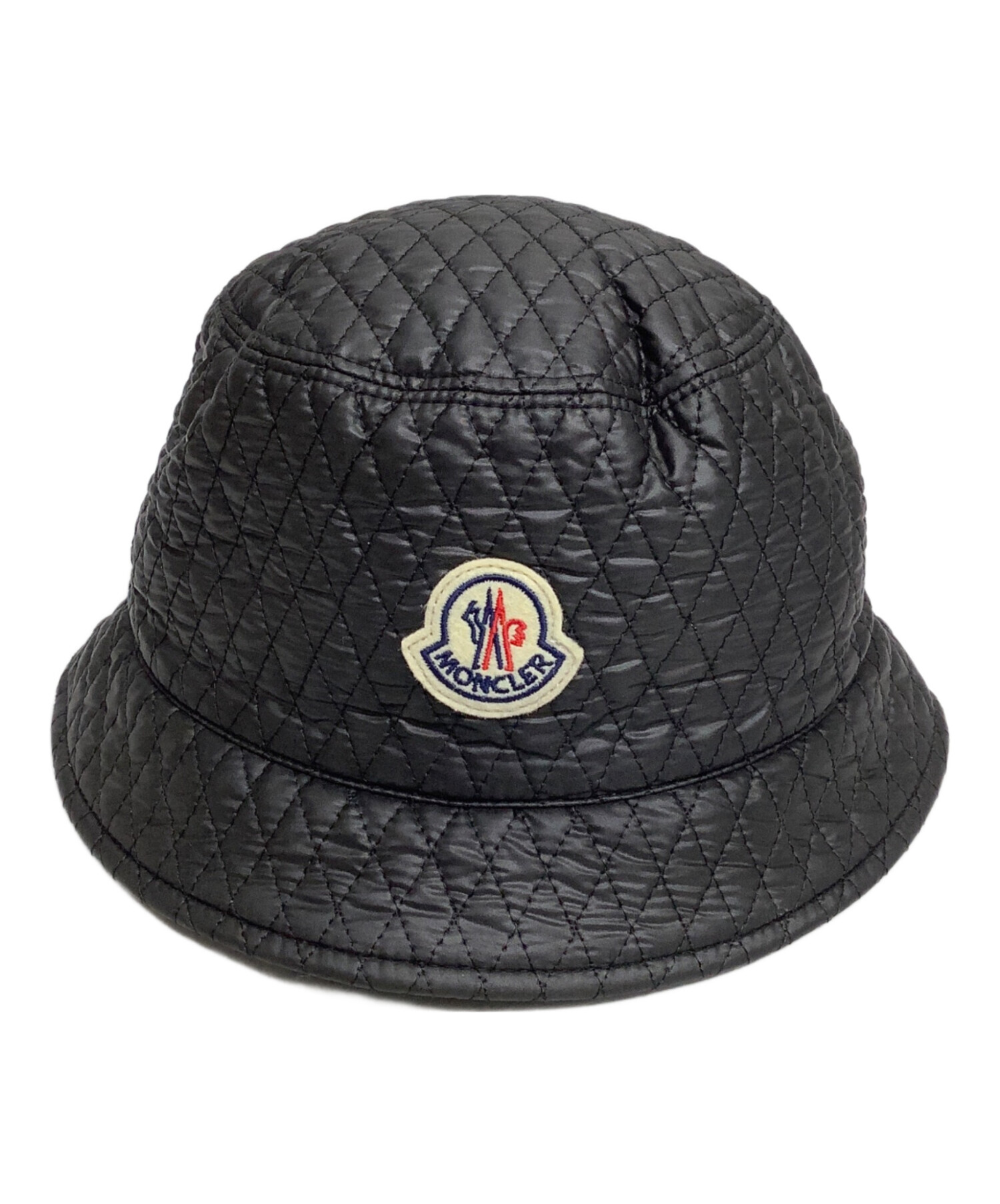 中古・古着通販】MONCLER (モンクレール) ハット ブラック サイズ:S 