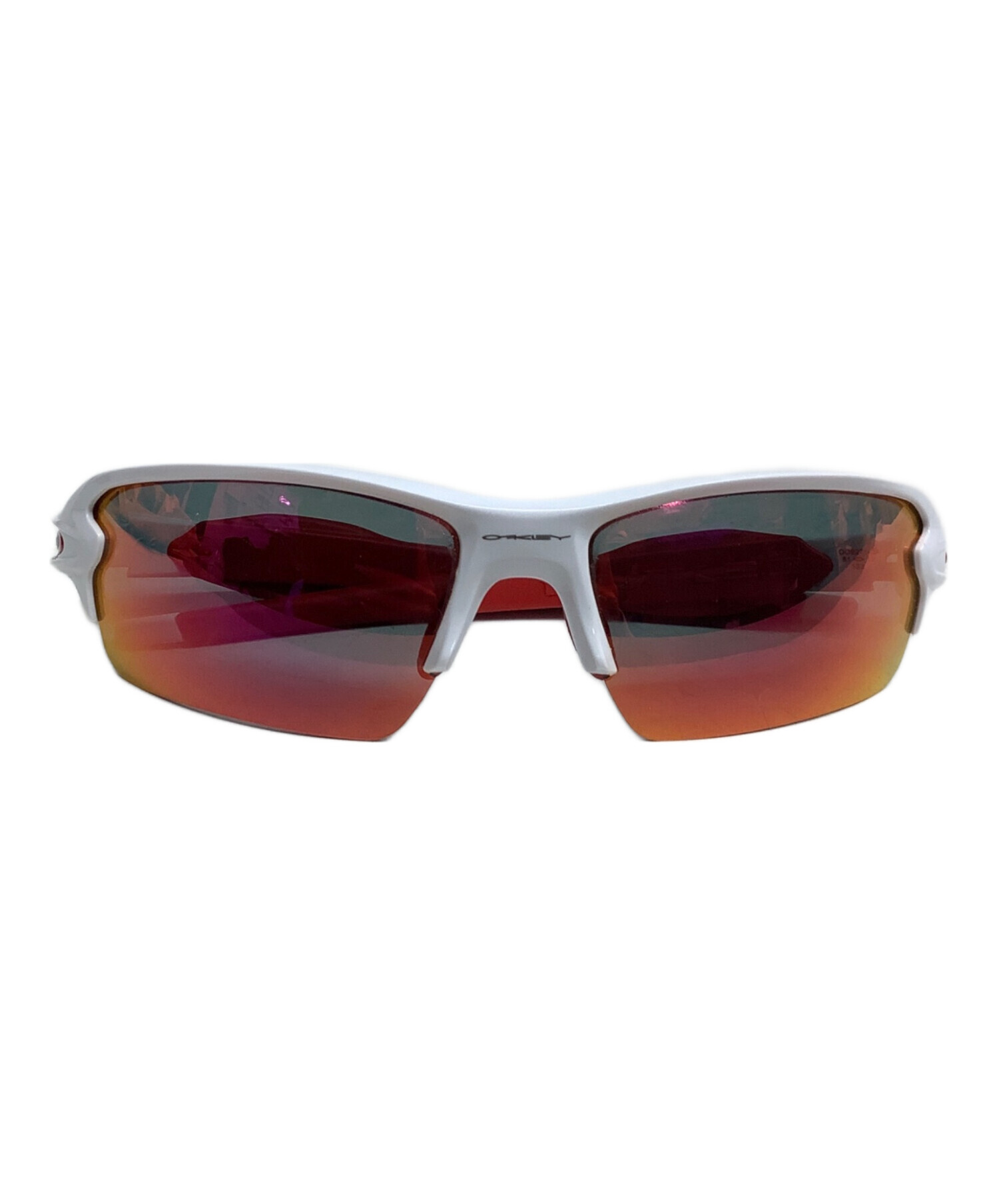 中古・古着通販】OAKLEY (オークリー) サングラス レッド×ホワイト 