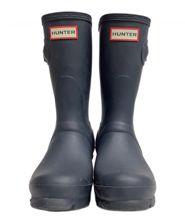 中古・古着通販】HUNTER (ハンター) レインブーツ ネイビー サイズ:UK3