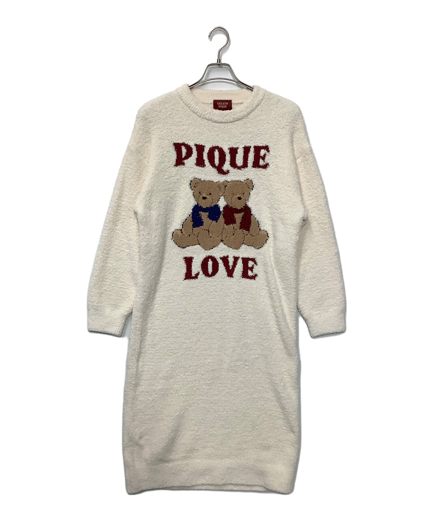 ジェラートピケ　長袖　ワンピース 中古・古着通販】gelato pique (ジェラートピケ) 長袖ワンピース