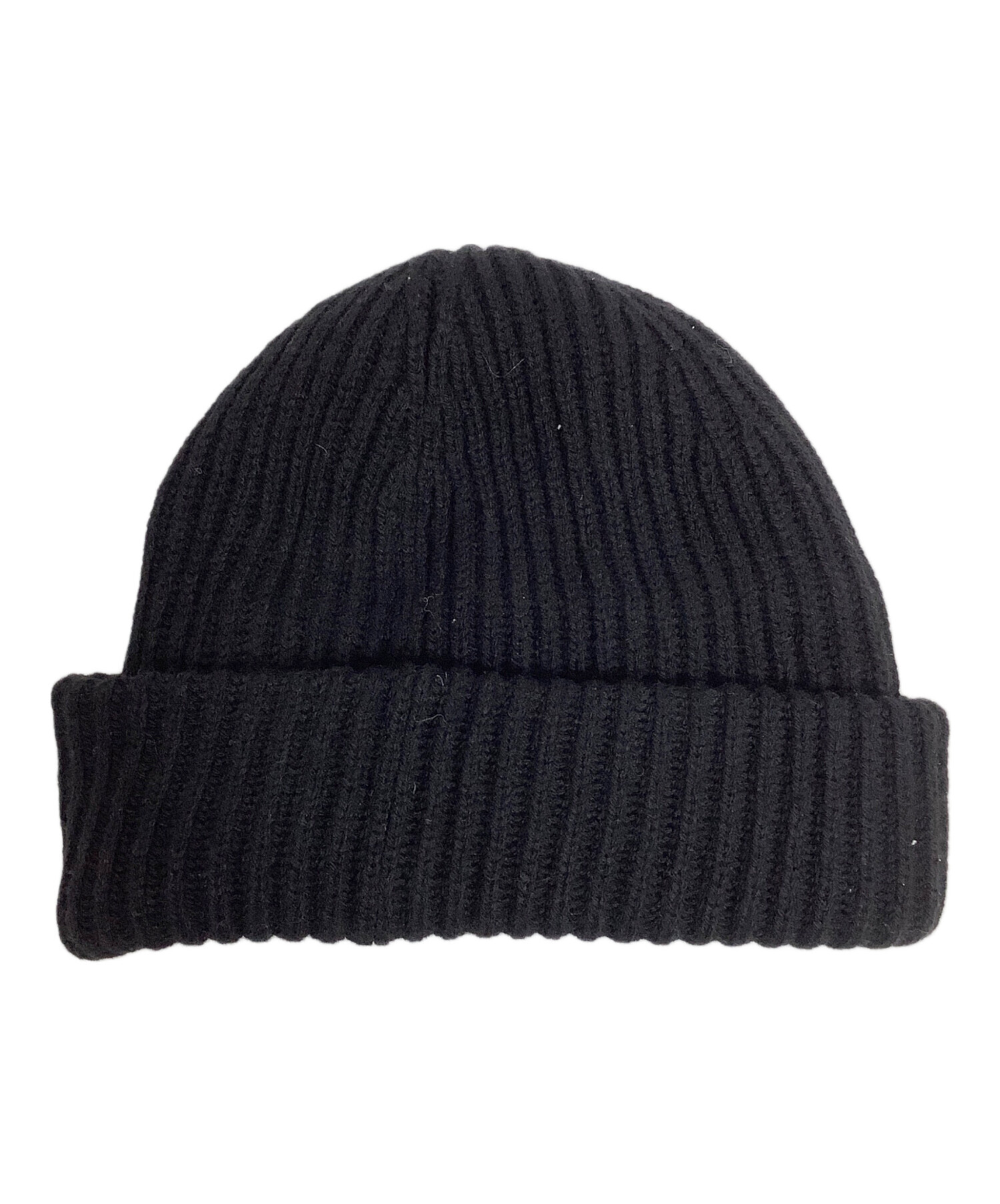 中古・古着通販】GANNI (ガニー) ニット帽 ブラック サイズ:ONE SIZE