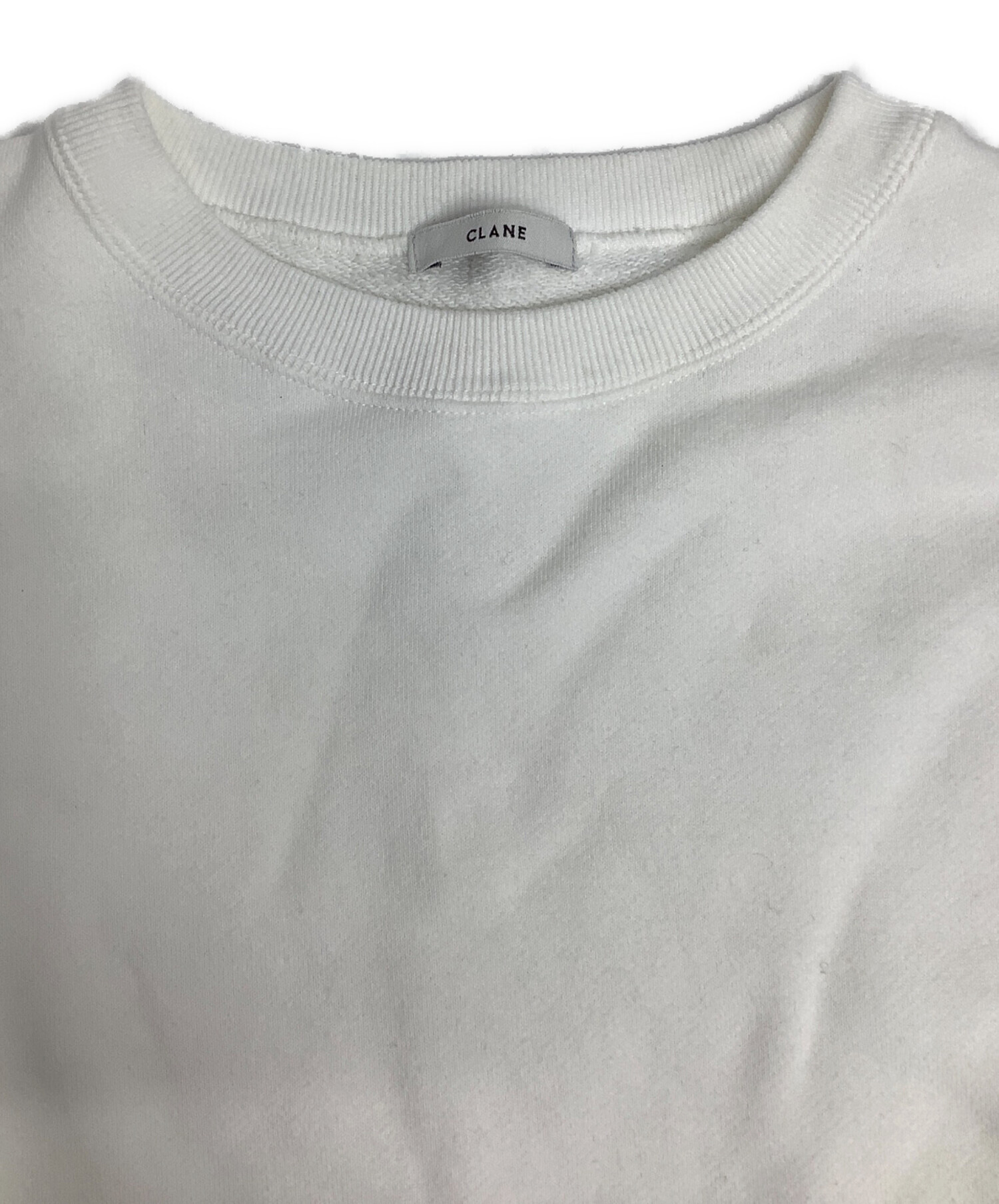 中古・古着通販】CLANE (クラネ) スウェット ホワイト サイズ:1