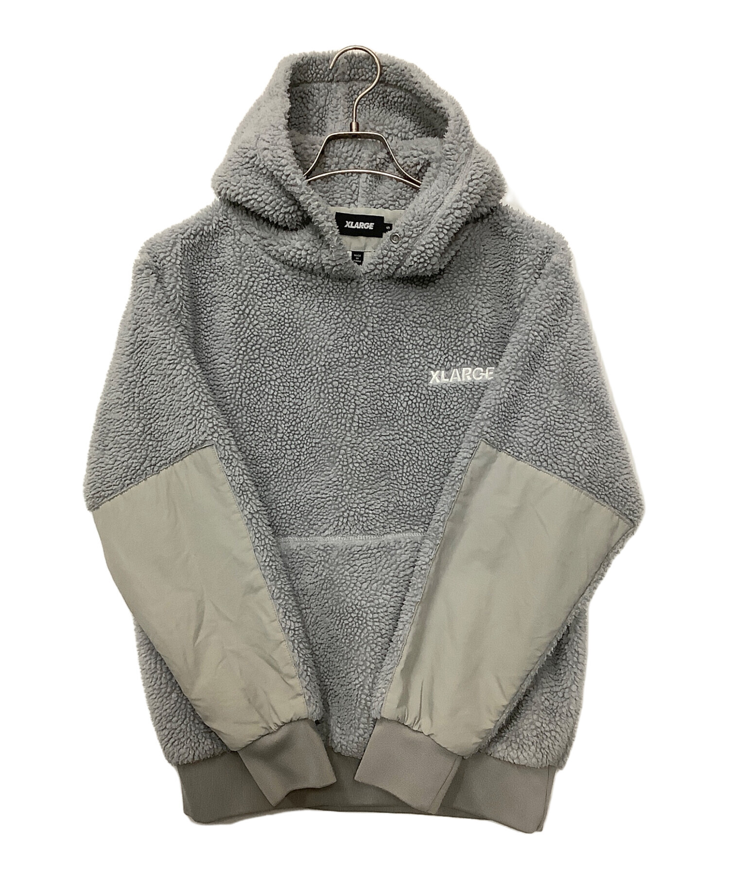 X-LARGEエクストララージ新品未使用パーカーバックプリントグレーサイズXL 中古・古着通販】X-LARGE (エクストララージ) プルオーバーパーカー