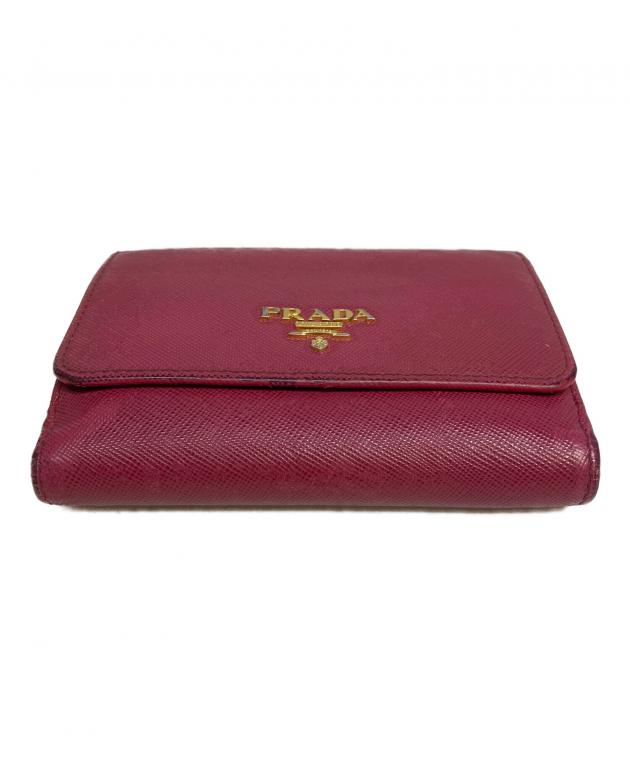 中古・古着通販】PRADA (プラダ) 2つ折り財布 ピンク｜ブランド・古着