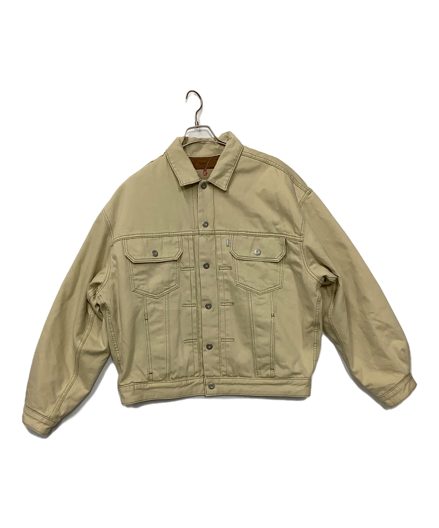 中古・古着通販】LEVI'S (リーバイス) トラッカージャケット ベージュ