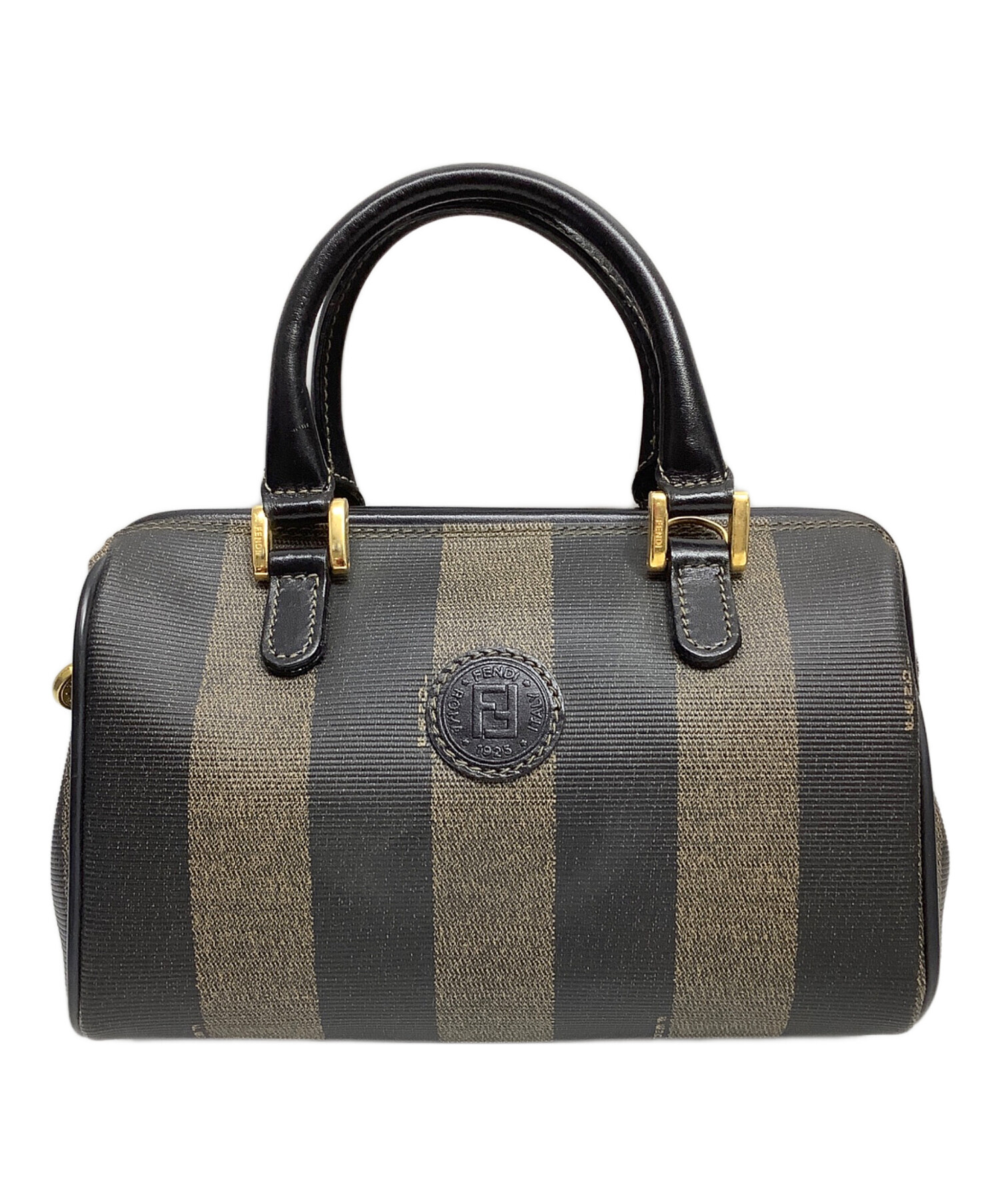 FENDI ボストンバッグ FENDI ストライプデザイン ボストンバッグ FENDI