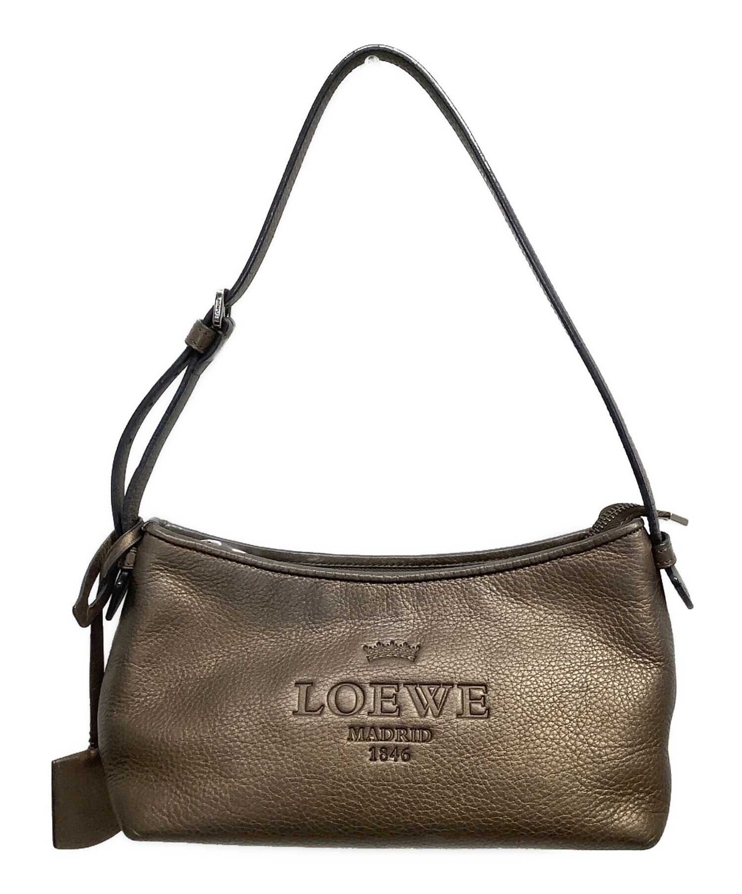 中古・古着通販】LOEWE (ロエベ) ワンショルダーバッグ ベージュ 