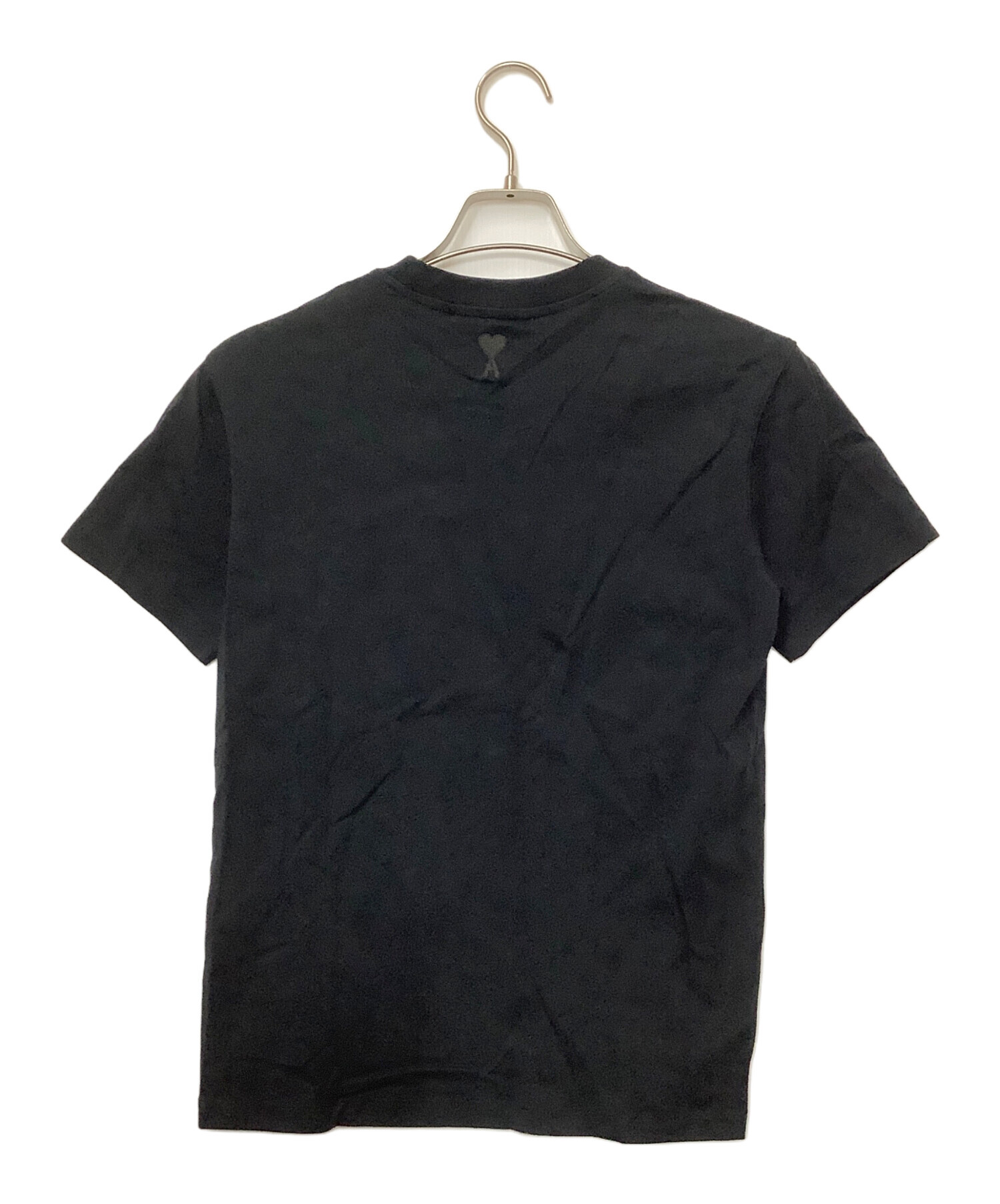 中古・古着通販】ami (アミ) 半袖カットソー ブラック サイズ:XXS