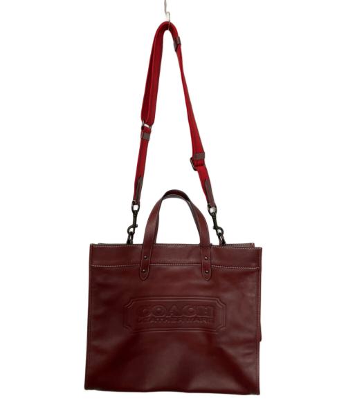 未使用級 現行完売品 COACH コート ボア レザー バックパック ボルドー 未使用級 現行完売品 COACH コート ボア レザー バックパック ボルドー